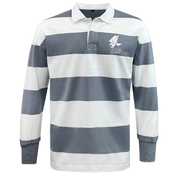 Falcon Youth Rugby Classic Long Sleeve Hooped Rugby Jersey