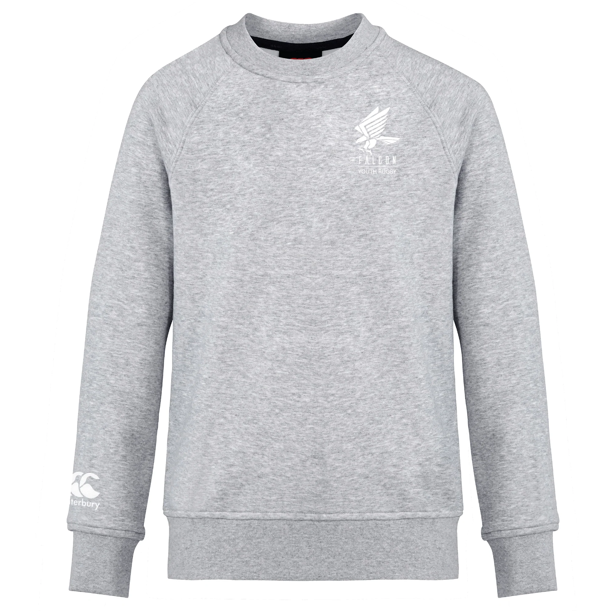 Falcon Youth Rugby Embroidered Club Crew Sweatshirt by Canterbury - Image 2