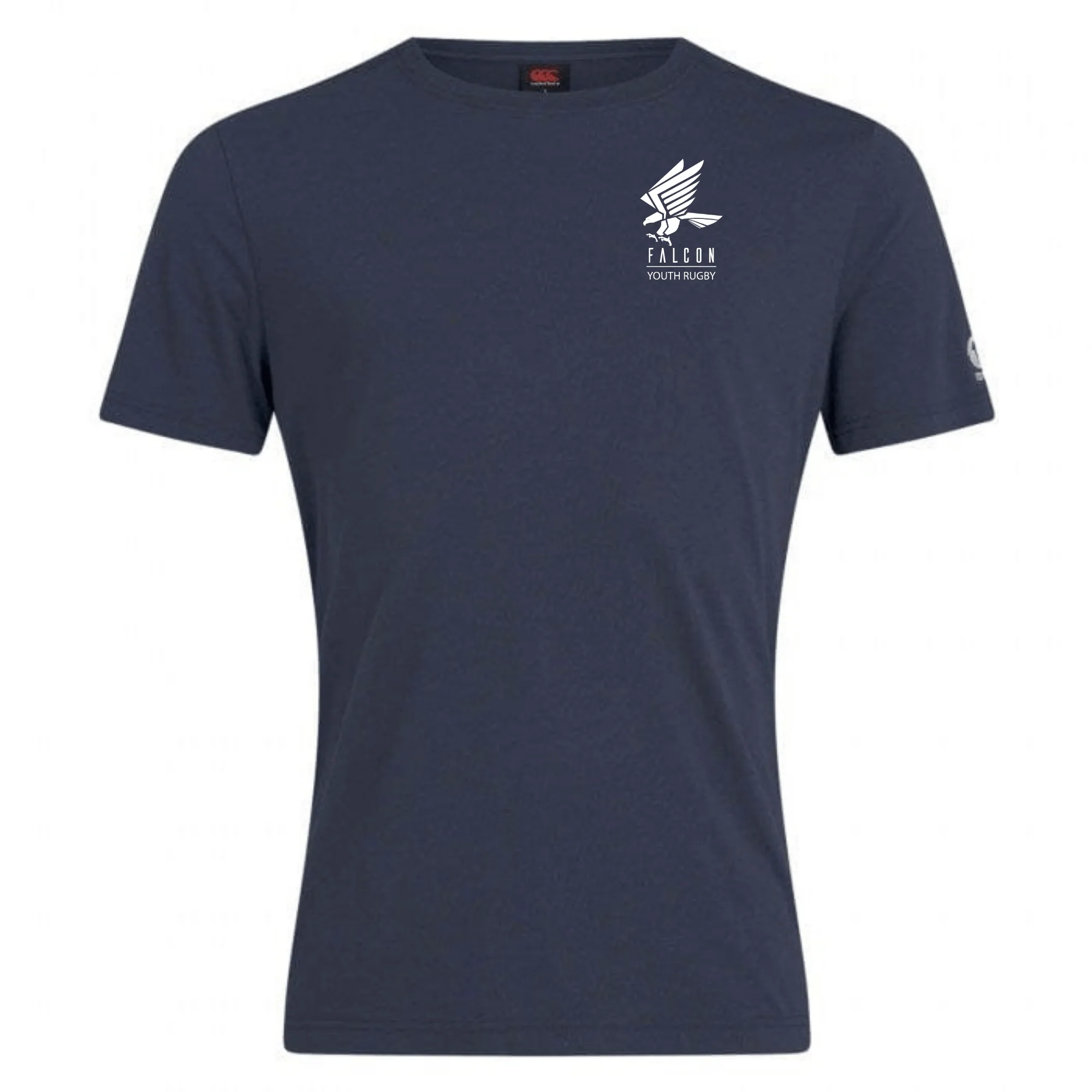 Falcon Youth Rugby Embroidered Club Plain Tee by Canterbury - Image 2