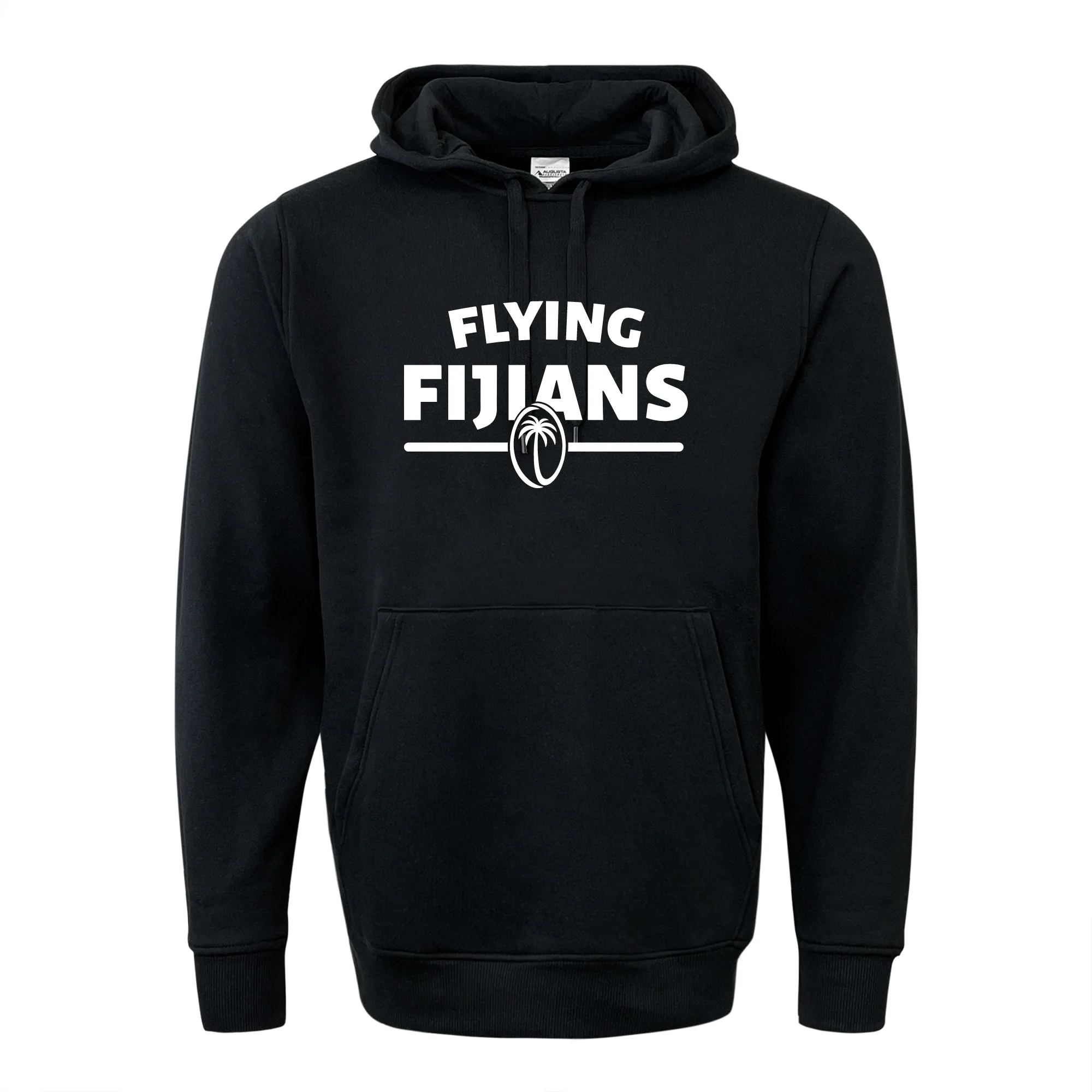 Fiji Flying Fijians Wordmark Pullover Hoodie - Image 2