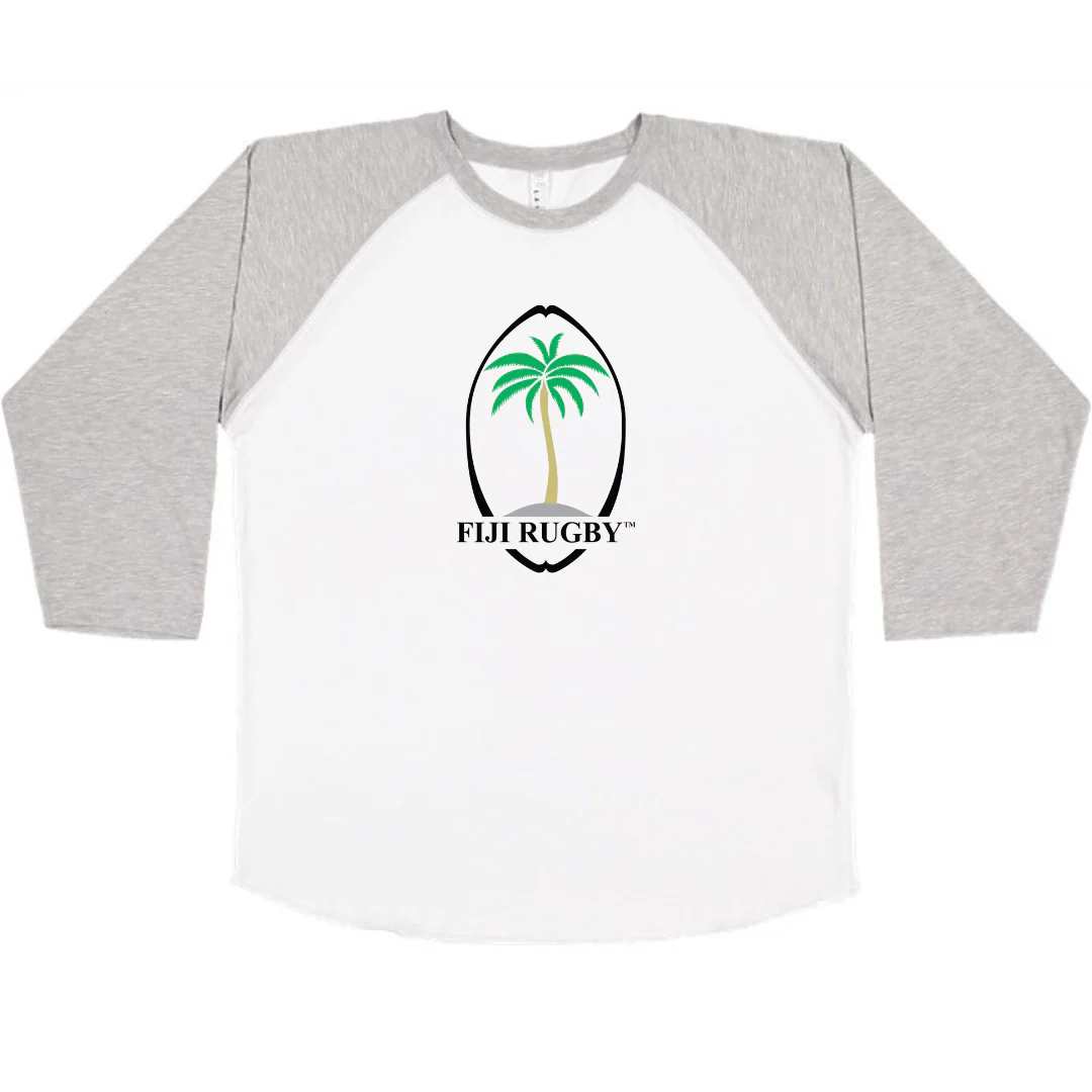 Fiji Throwback Baseball 3/4 Sleeve T-Shirt - Image 2