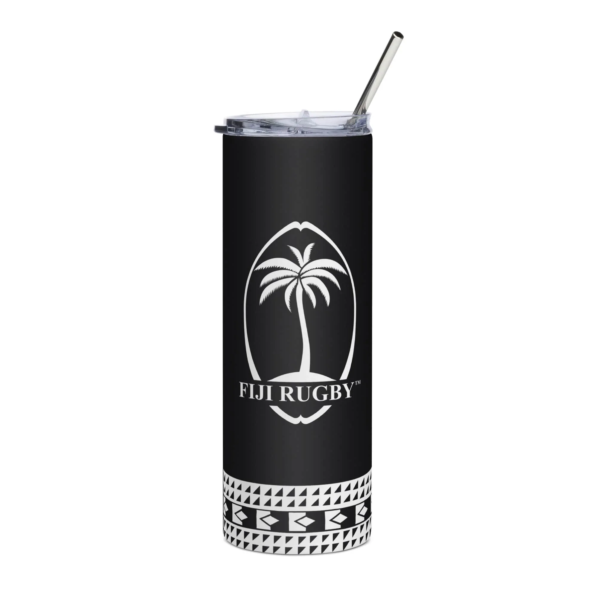 Fiji Throwback Black Stainless Steel Tumbler