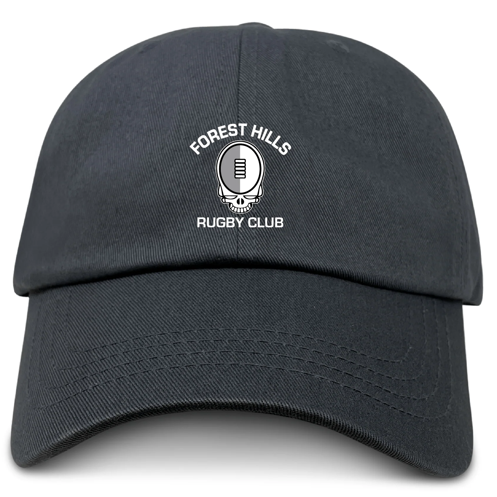 Forest Hills Rugby Adult Low-Profile Cotton Twill Dad Cap - Image 2