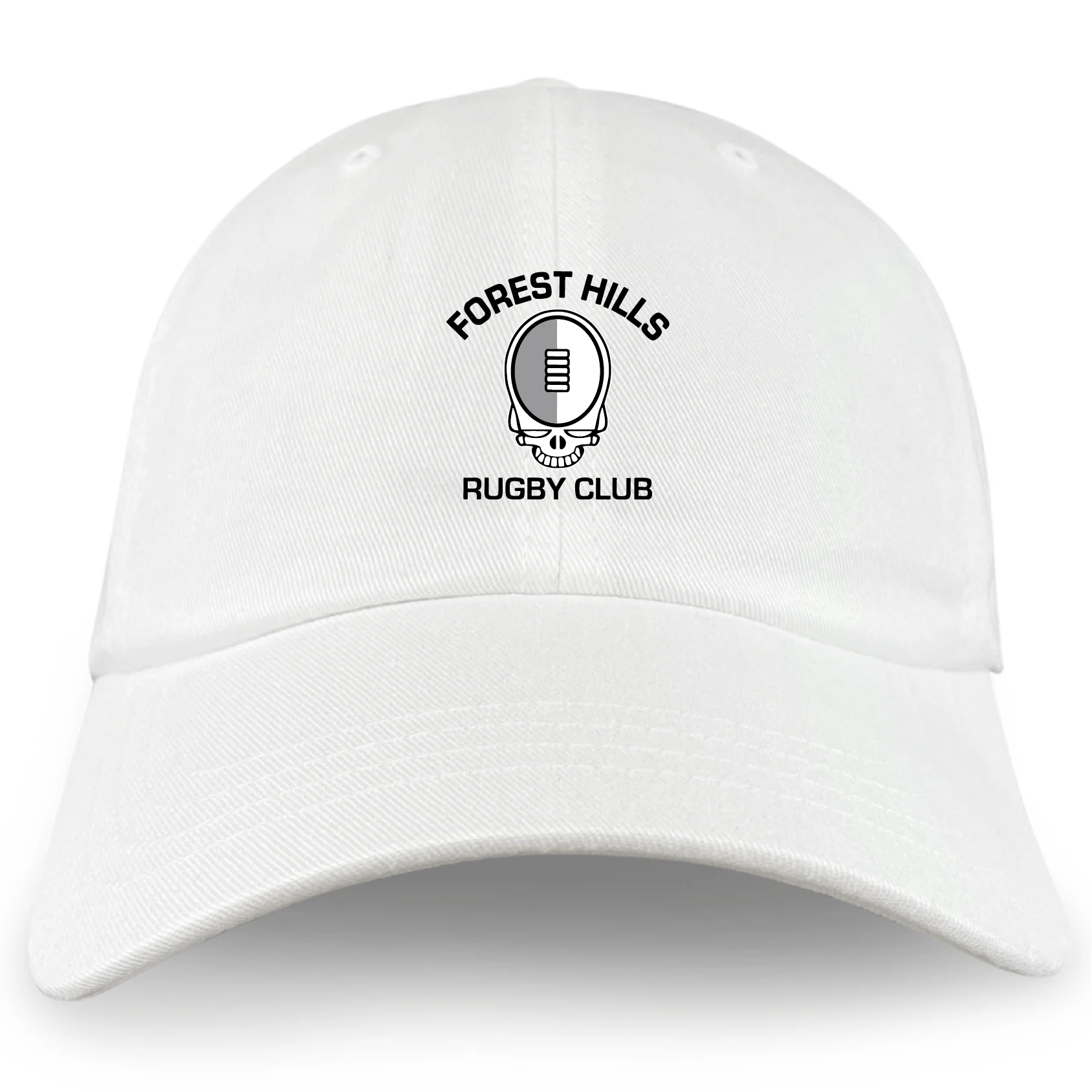 Forest Hills Rugby Adult Low-Profile Cotton Twill Dad Cap - Image 3