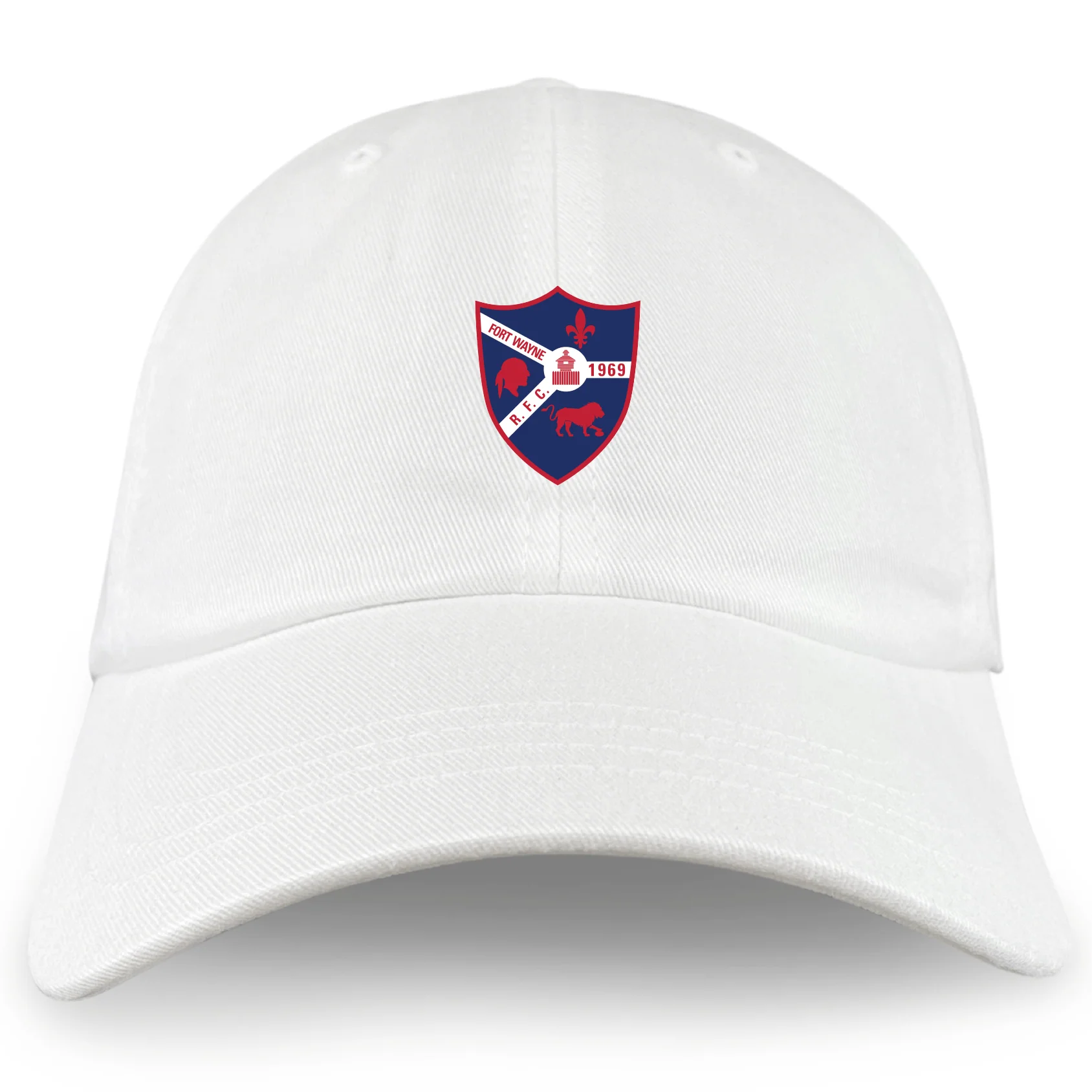 Fort Wayne Rugby Adult Low-Profile Cotton Twill Dad Cap - Image 3