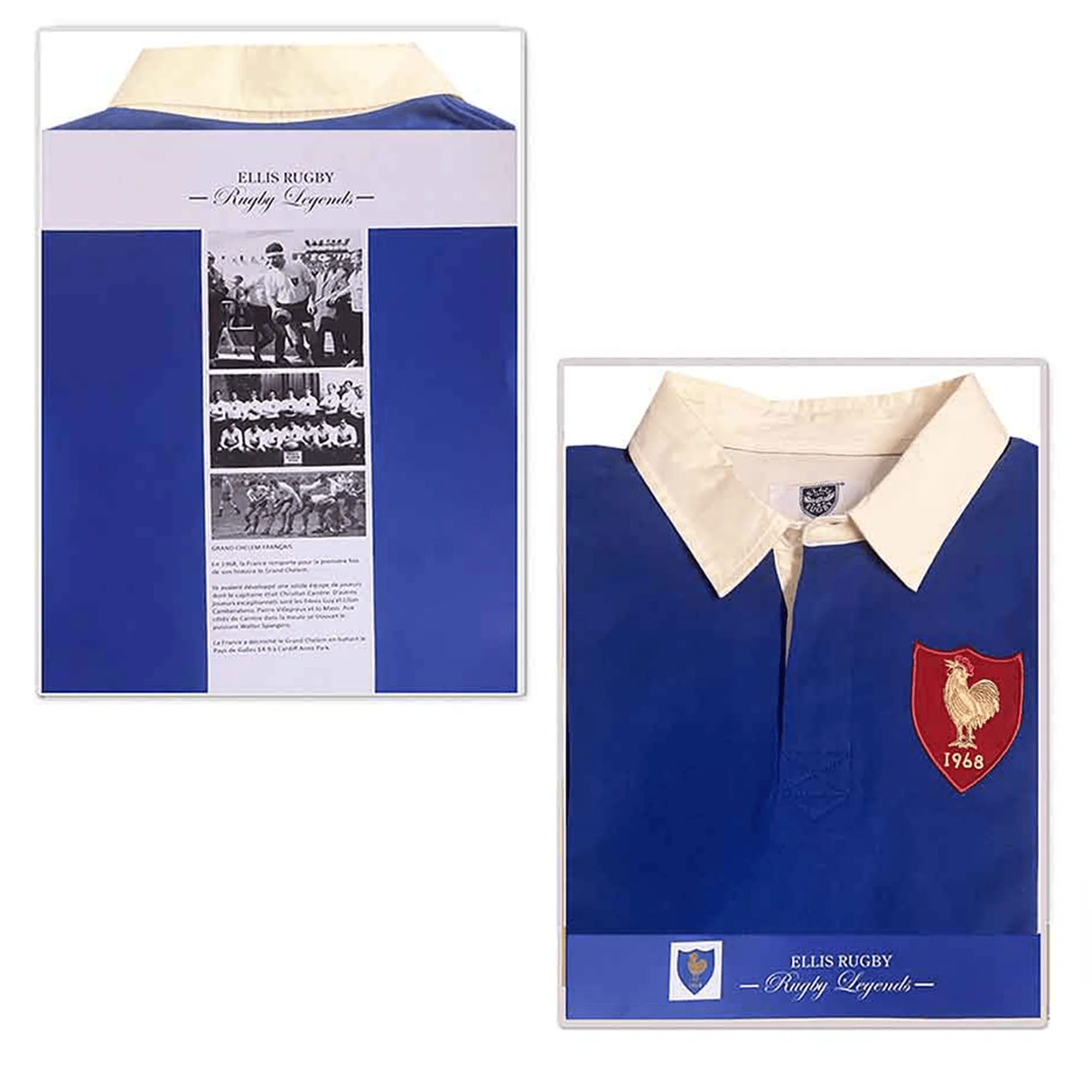 Ellis Rugby France Rugby 1968 Polo - Image 6