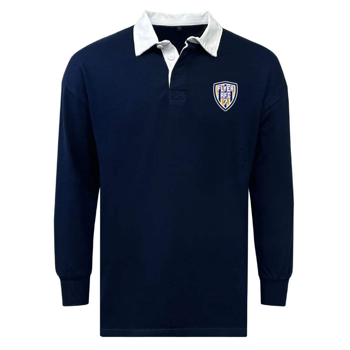 Franklin County High School Rugby Classic Long Sleeve Solid Rugby Jersey