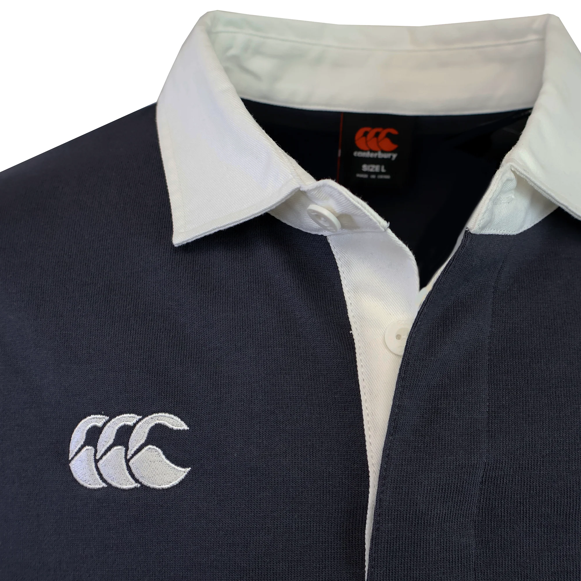 Canterbury Fundamental Solid Dye Long Sleeve Rugby Jersey - Image 2