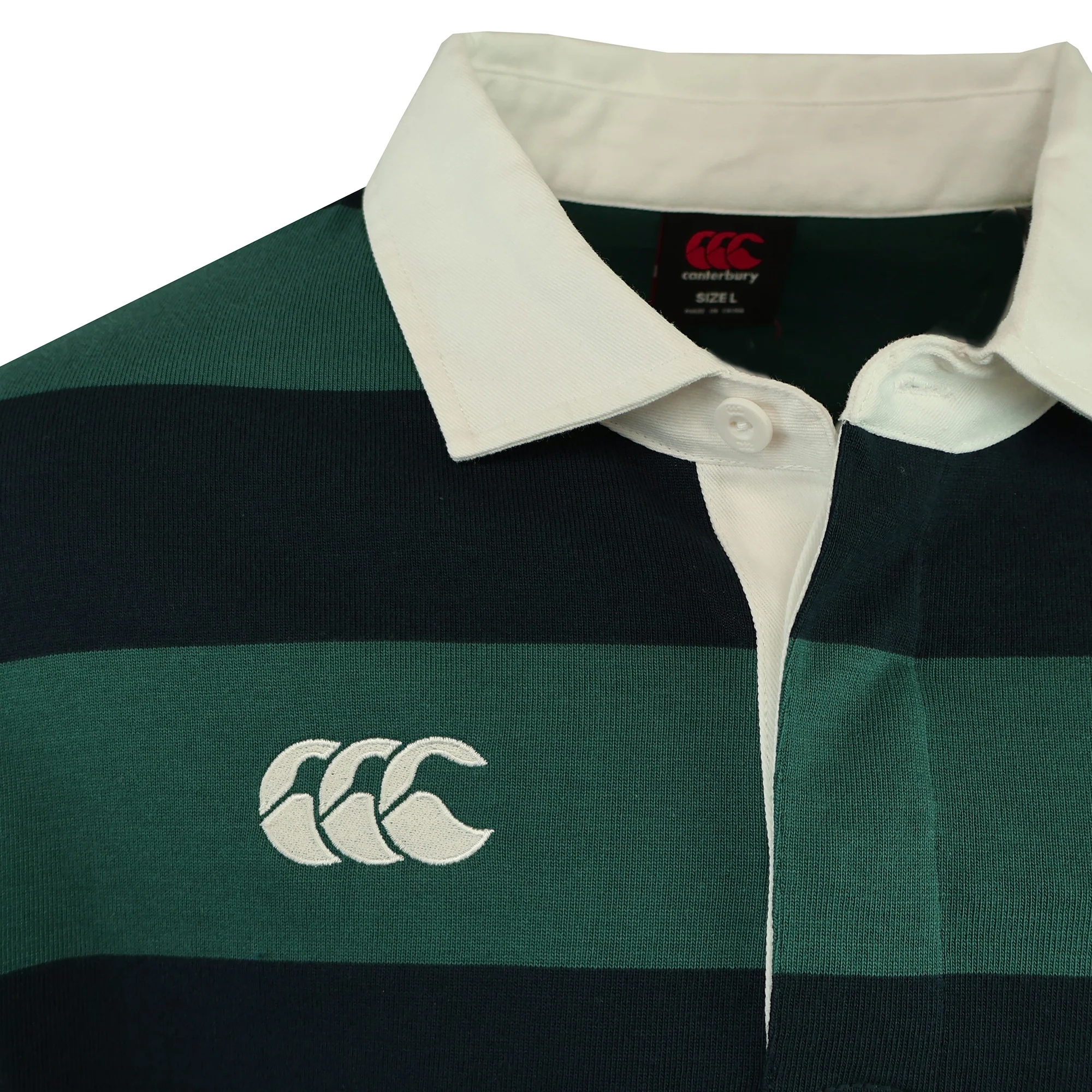 Canterbury Fundamental Yarn Dye Stripe Long Sleeve Rugby Jersey - Image 3