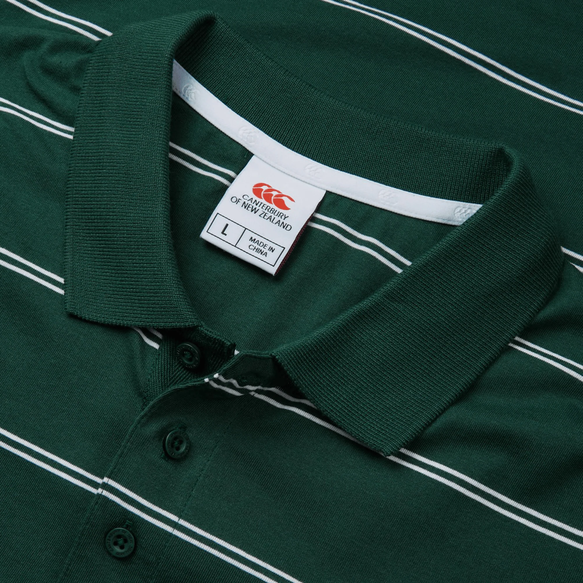 Canterbury Fundamental Yarn-Dye Stripe Polo - Image 4