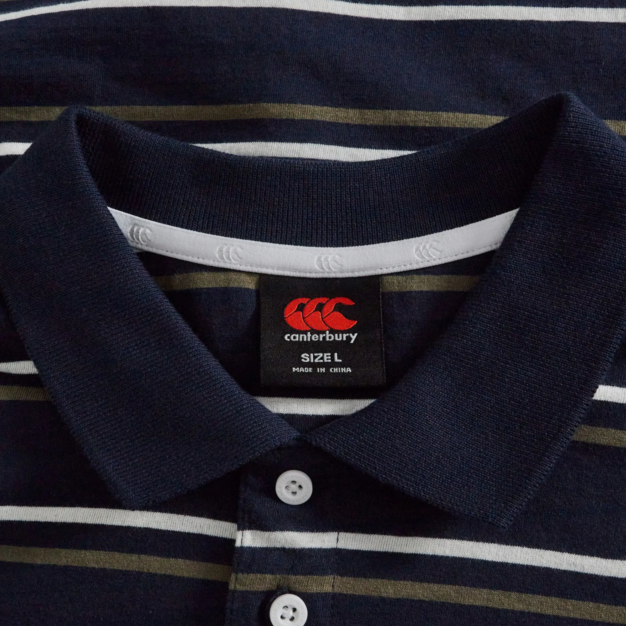 Canterbury Fundamental Yarn Dye Stripe Polo - Image 3