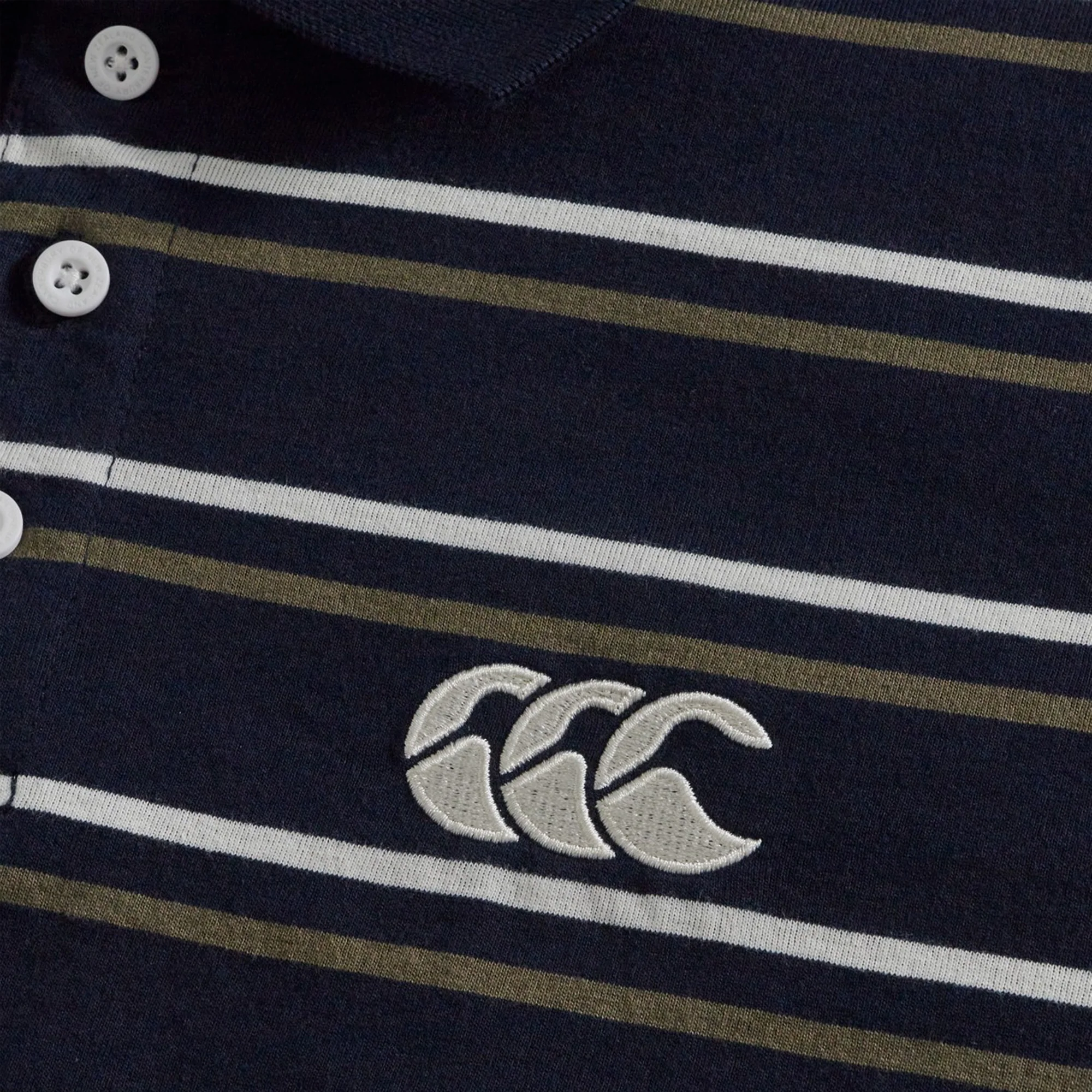 Canterbury Fundamental Yarn Dye Stripe Polo - Image 4