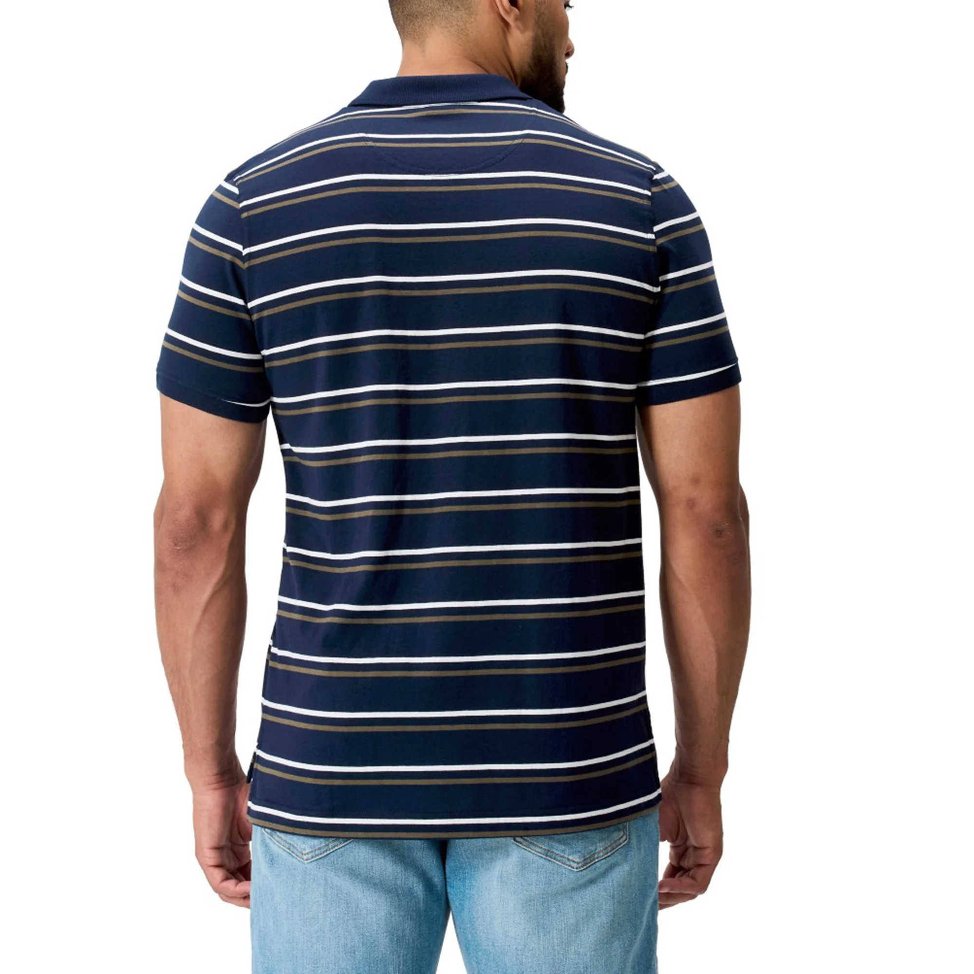 Canterbury Fundamental Yarn Dye Stripe Polo - Image 9