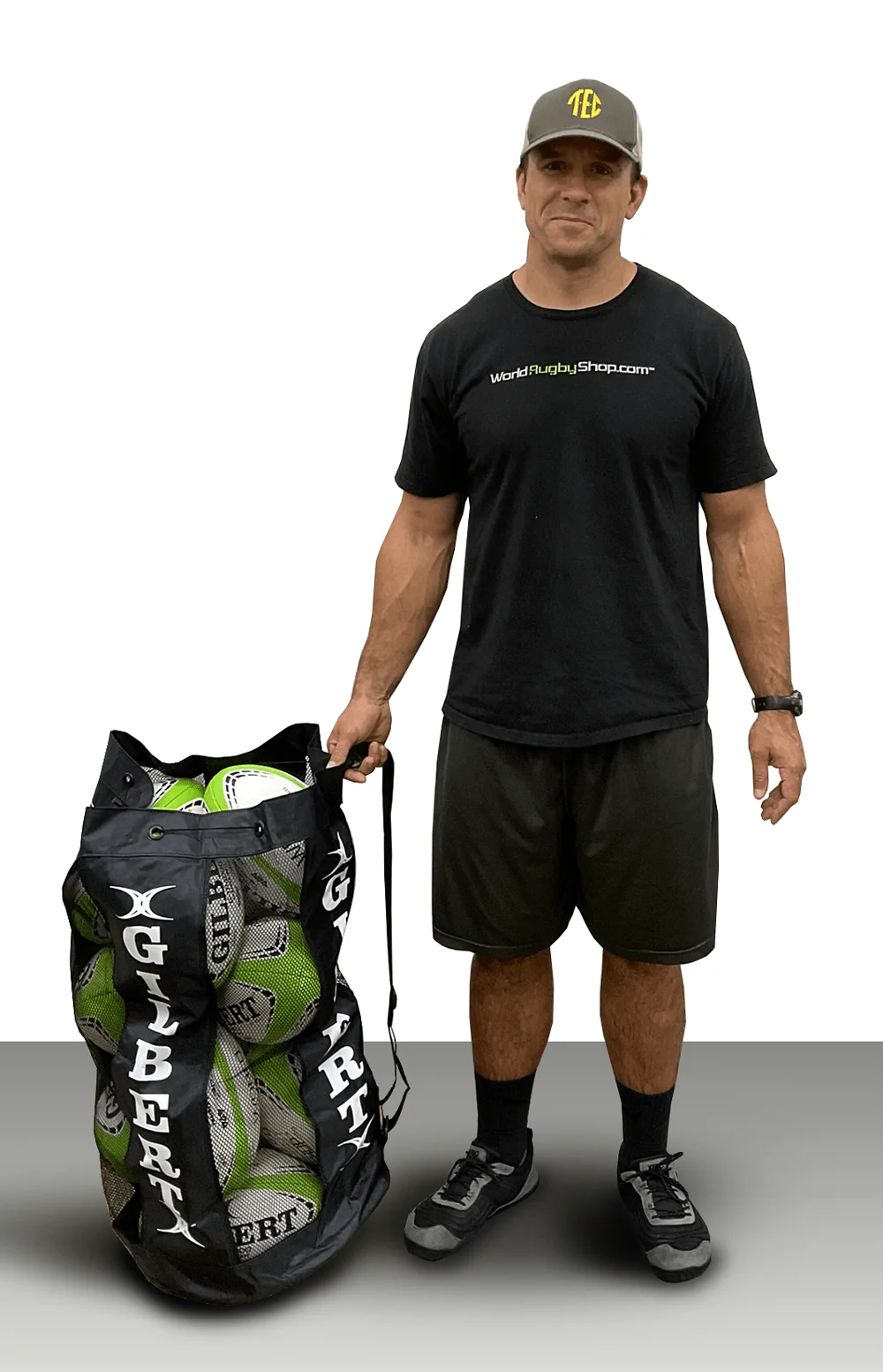 Gilbert Breathable Large Sturdy Rugby Ball Bag - Image 3