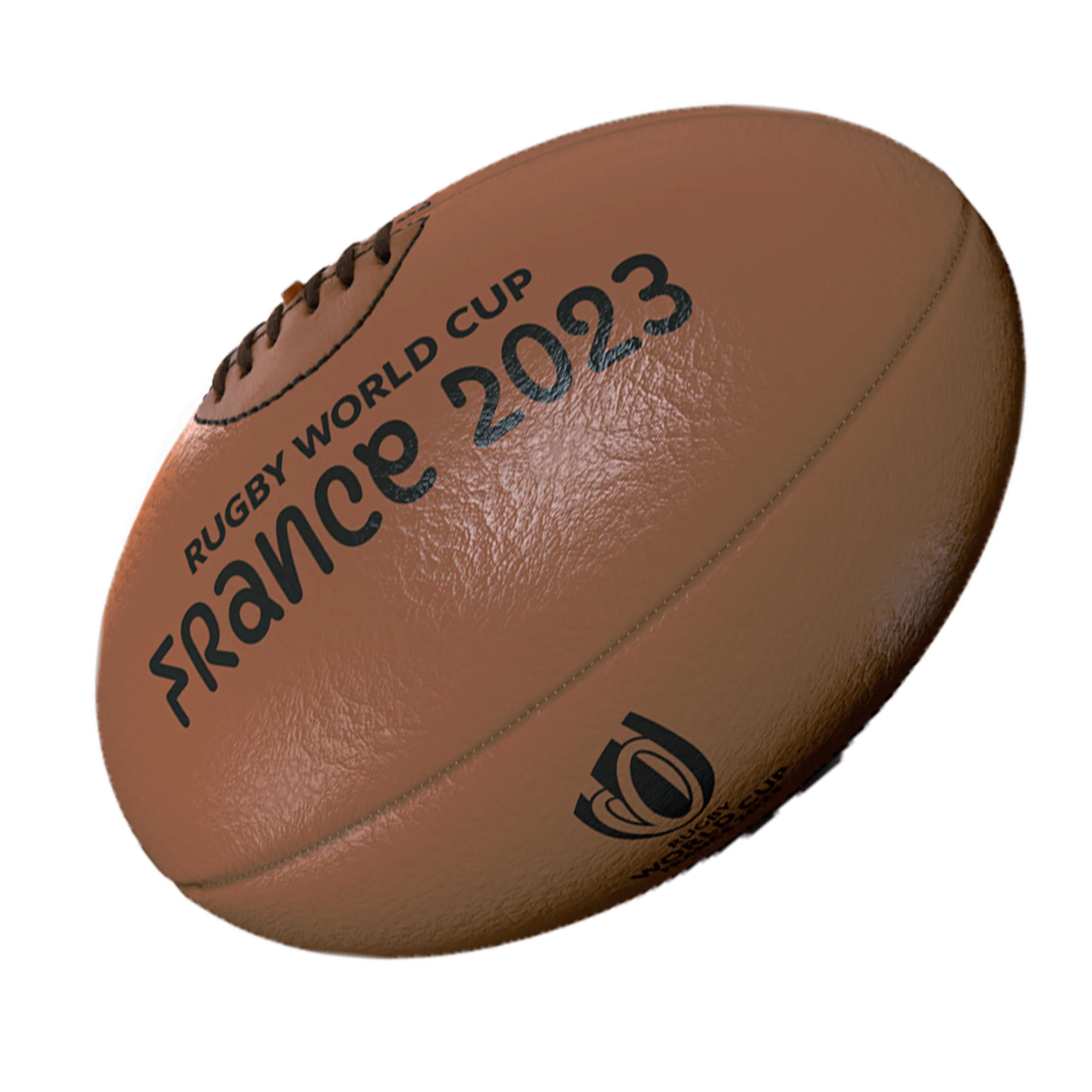 Rugby World Cup 23 Vintage Leather Ball by Gilbert