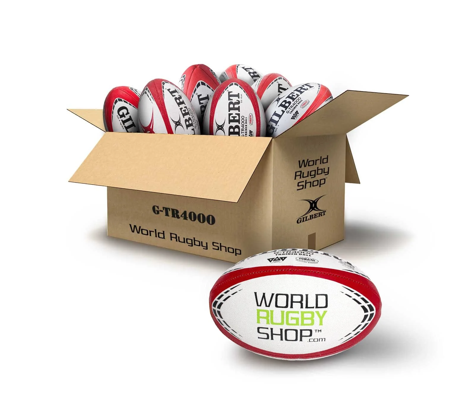 Gilbert WRS G-TR4000 Rugby Training Ball BOX - Image 3