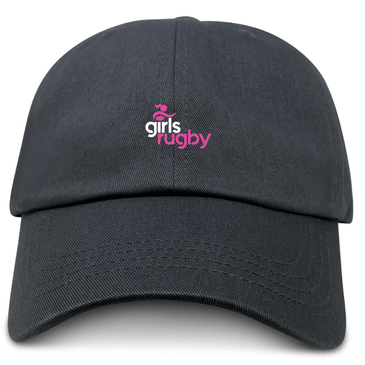 Girls Rugby Adult Low-Profile Cotton Twill Dad Cap - Image 3