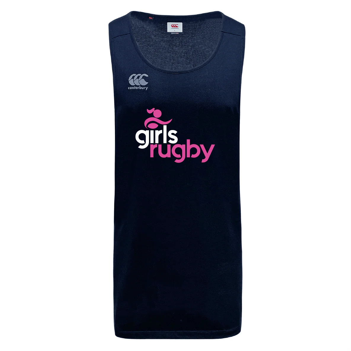 Girls Rugby Tempo Vapodri Singlet by Canterbury
