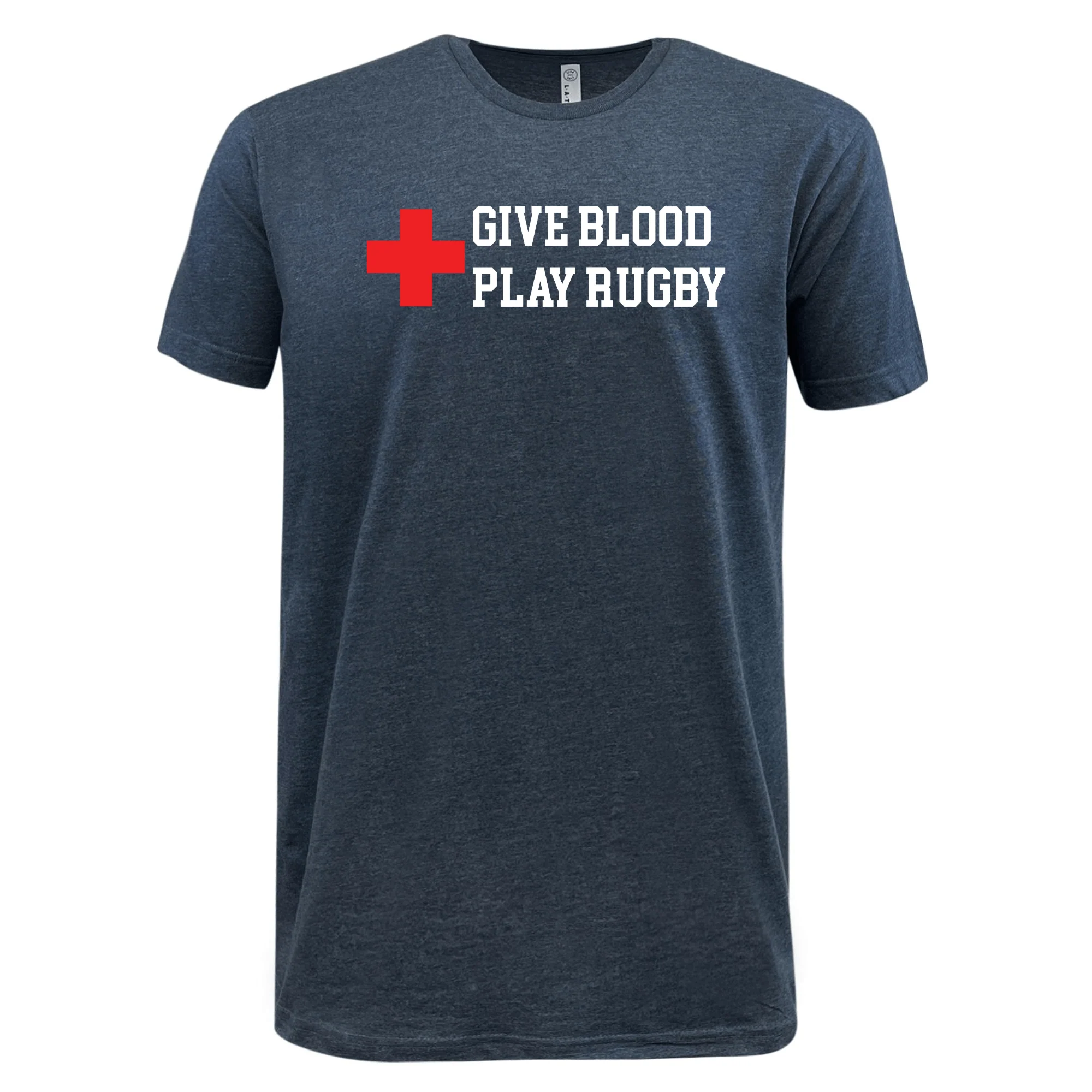 Give Blood Play Rugby Supersoft Tee - 99 Collection - Image 3