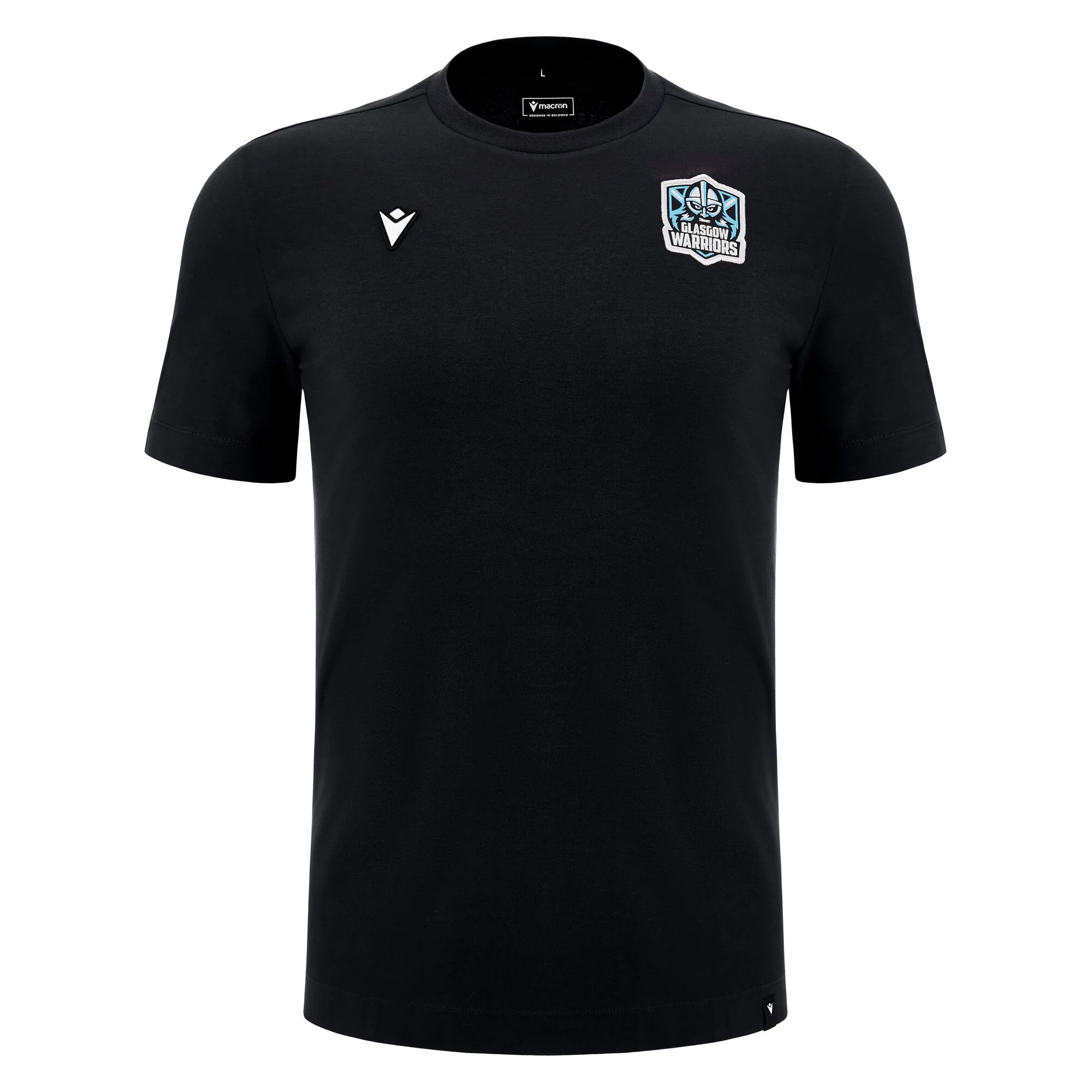 Glasgow Warriors 24/25 Anthem Travel Cotton T-Shirt by Macron
