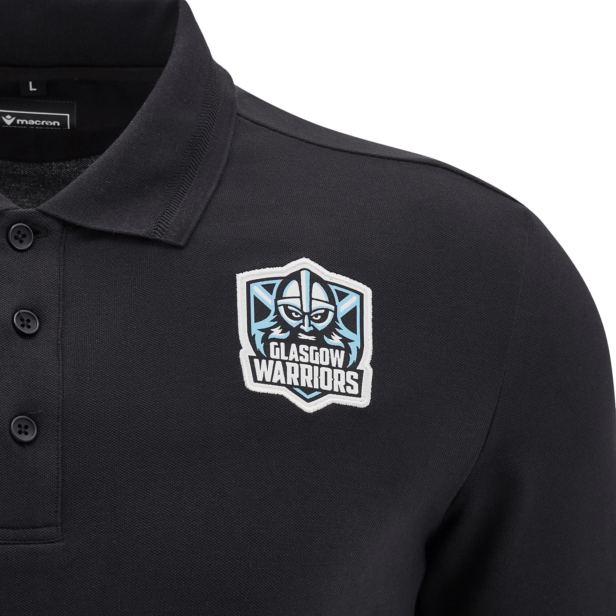 Glasgow Warriors 24/25 Anthem Travel Polo by Macron - Image 3