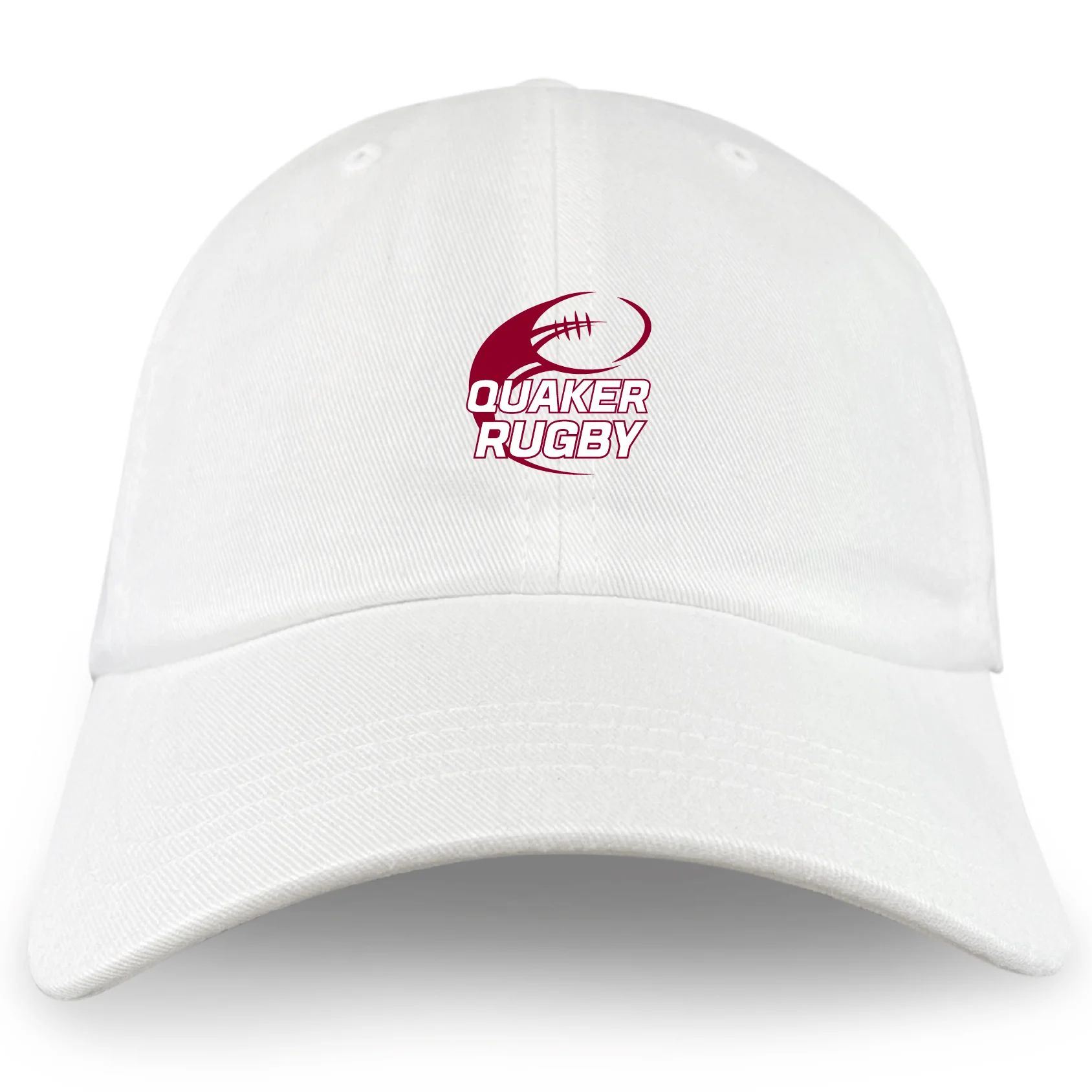 Guilford College Adult Low-Profile Cotton Twill Dad Cap - Image 2