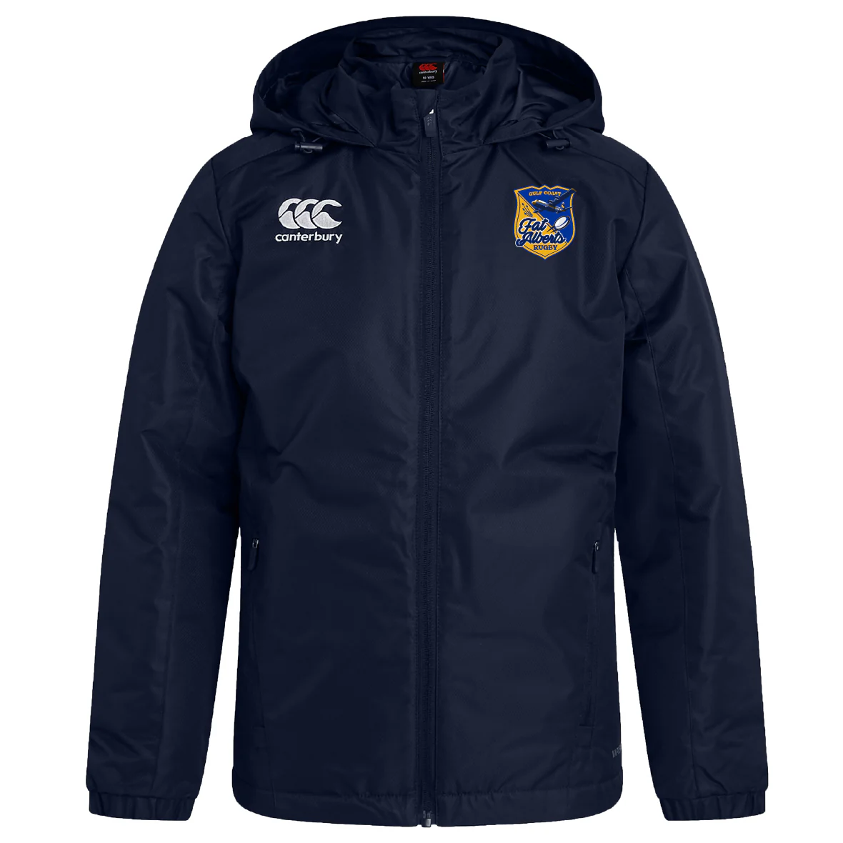 Gulf Coast Fat Alberts Club Vaposhield Full Zip Rain Jacket by Canterbury