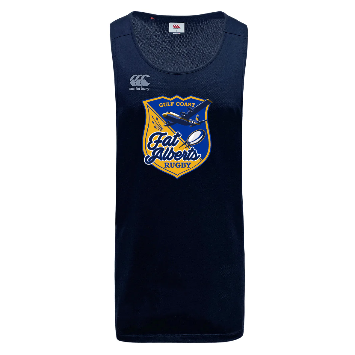 Gulf Coast Fat Alberts Tempo Vapodri Singlet by Canterbury