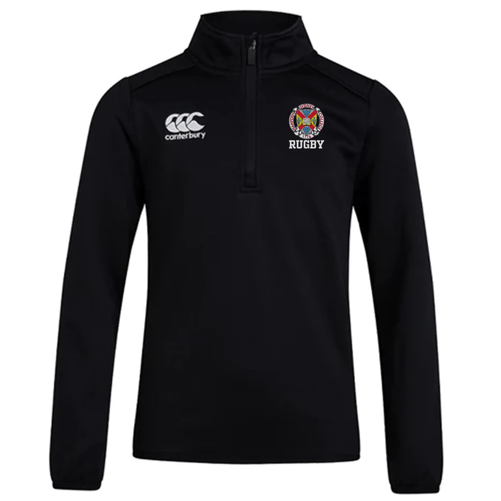 Hampden Sydney College Club 1/4 Zip Mid Layer Training Top by Canterbury