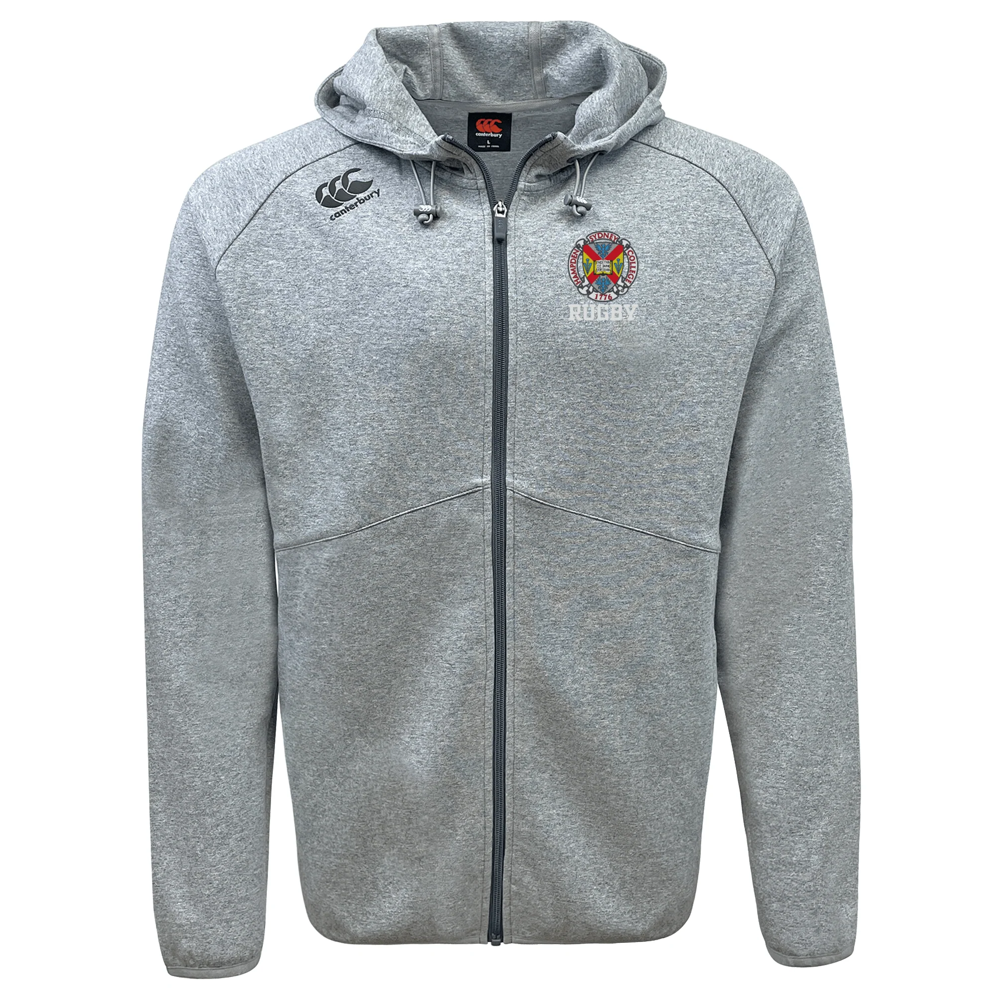 Hampden Sydney College Tempo Vapodri Full-Zip Hoodie by Canterbury - Image 4