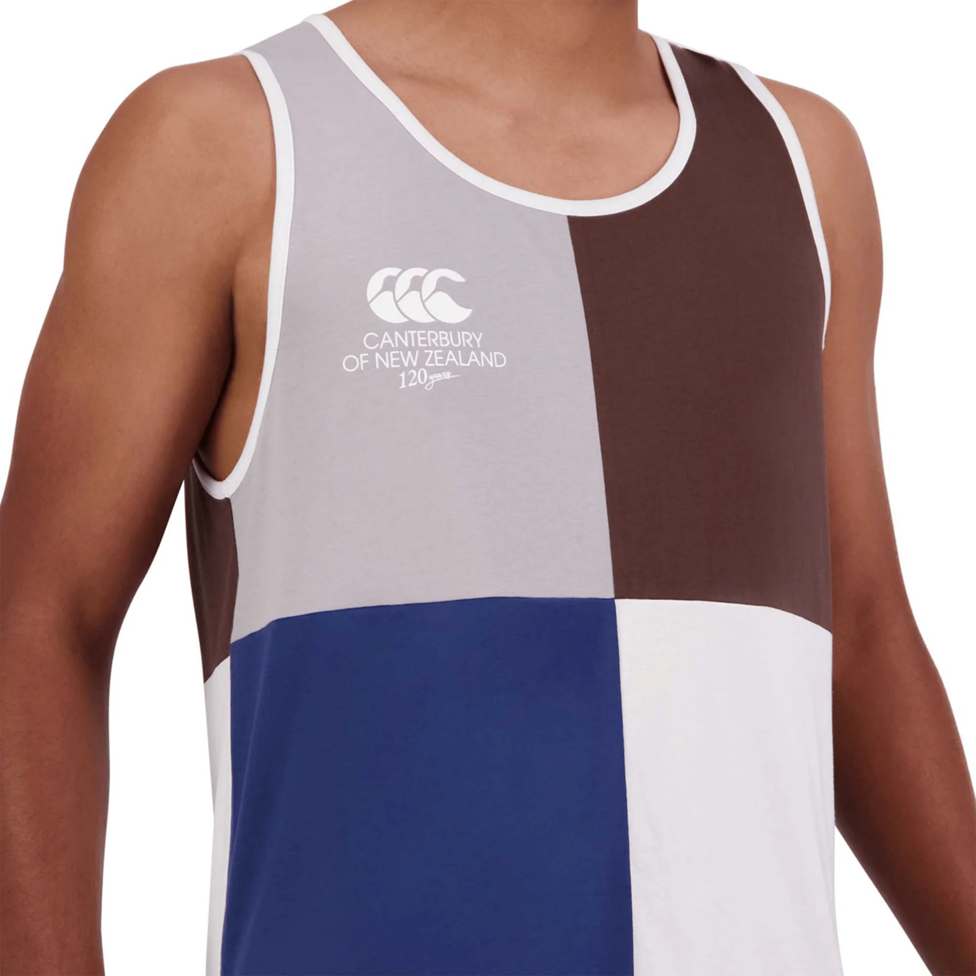 Canterbury Harlequin Block Singlet - Image 6