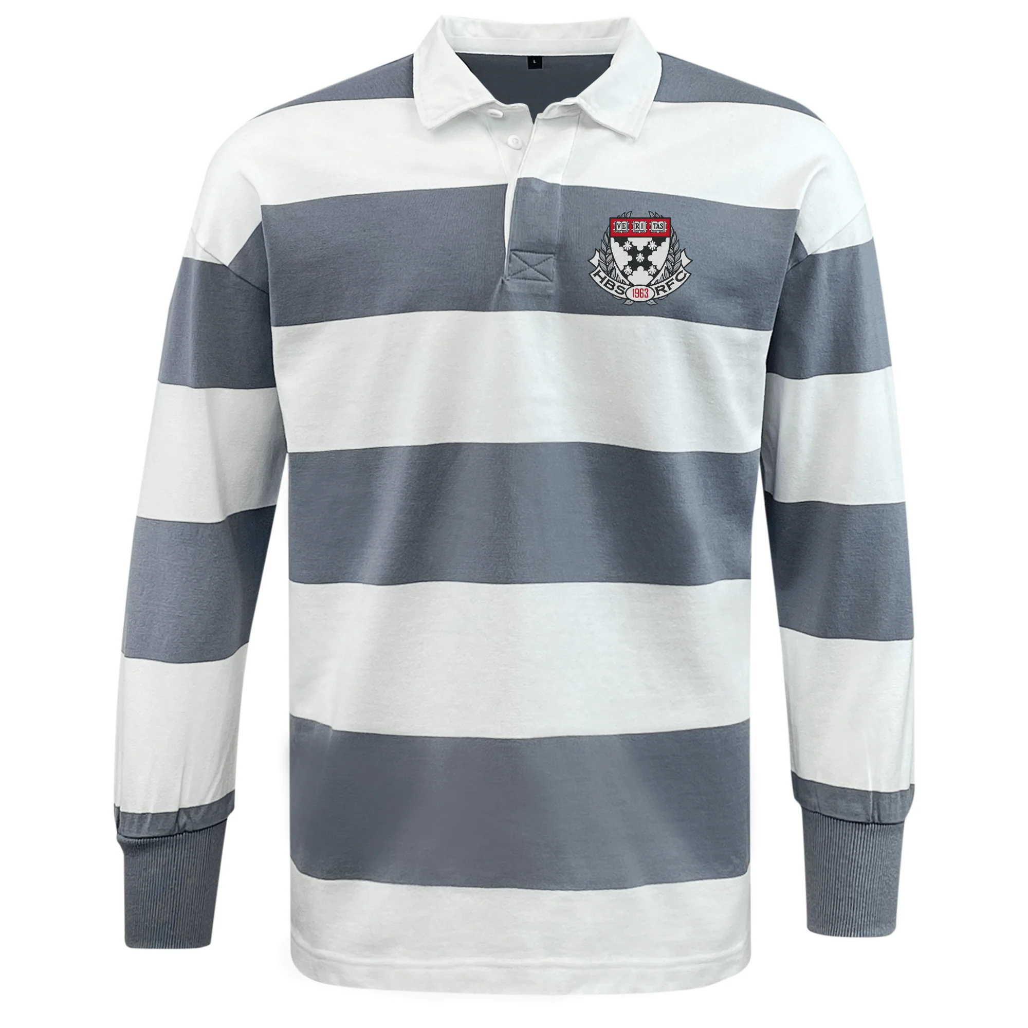 Harvard Business School RFC Classic Long Sleeve Hooped Rugby Jersey