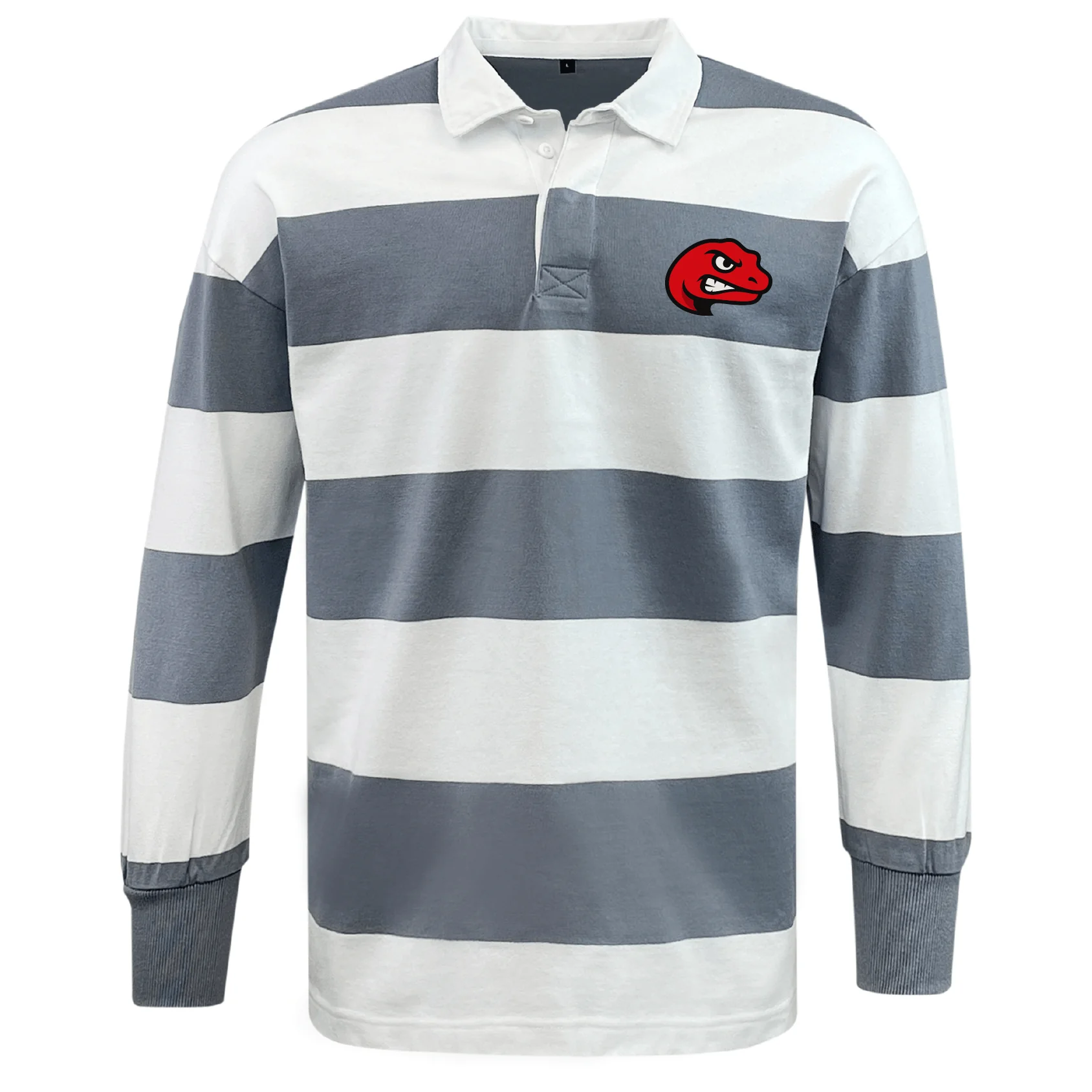 Angry Newts Classic Long Sleeve Hooped Rugby Jersey