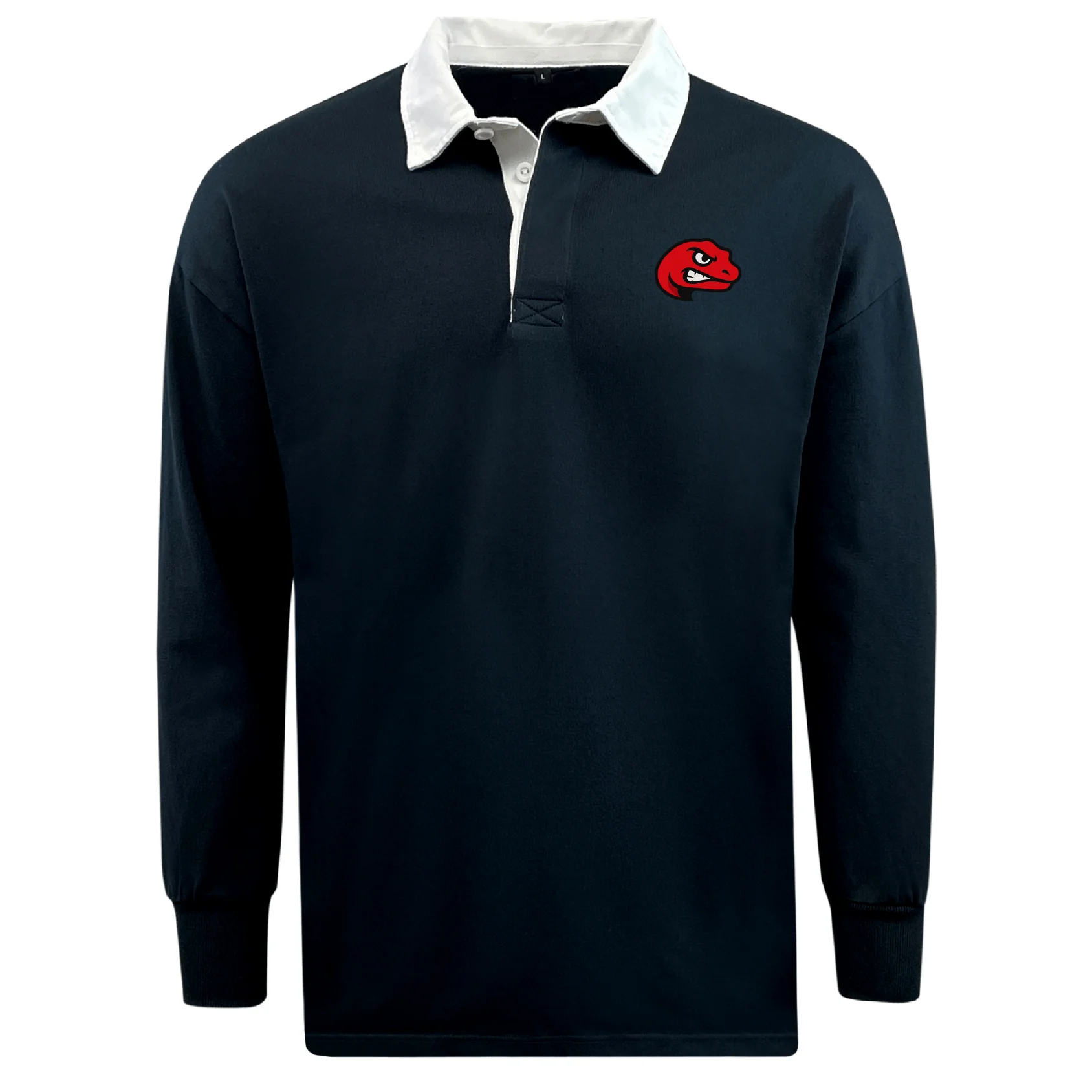 Angry Newts Classic Long Sleeve Solid Rugby Jersey