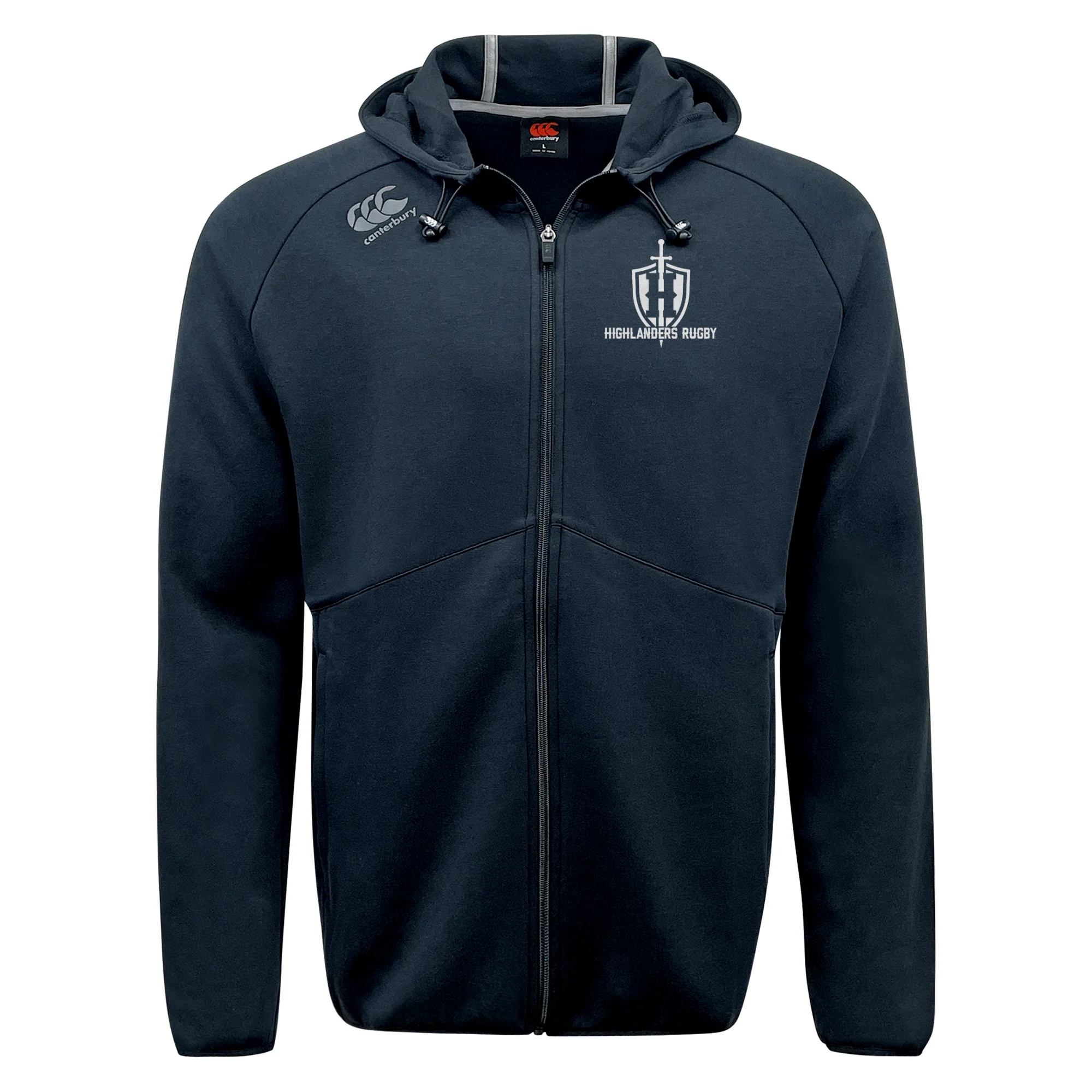 Highlanders Rugby NC Tempo Vapodri Full-Zip Hoodie by Canterbury