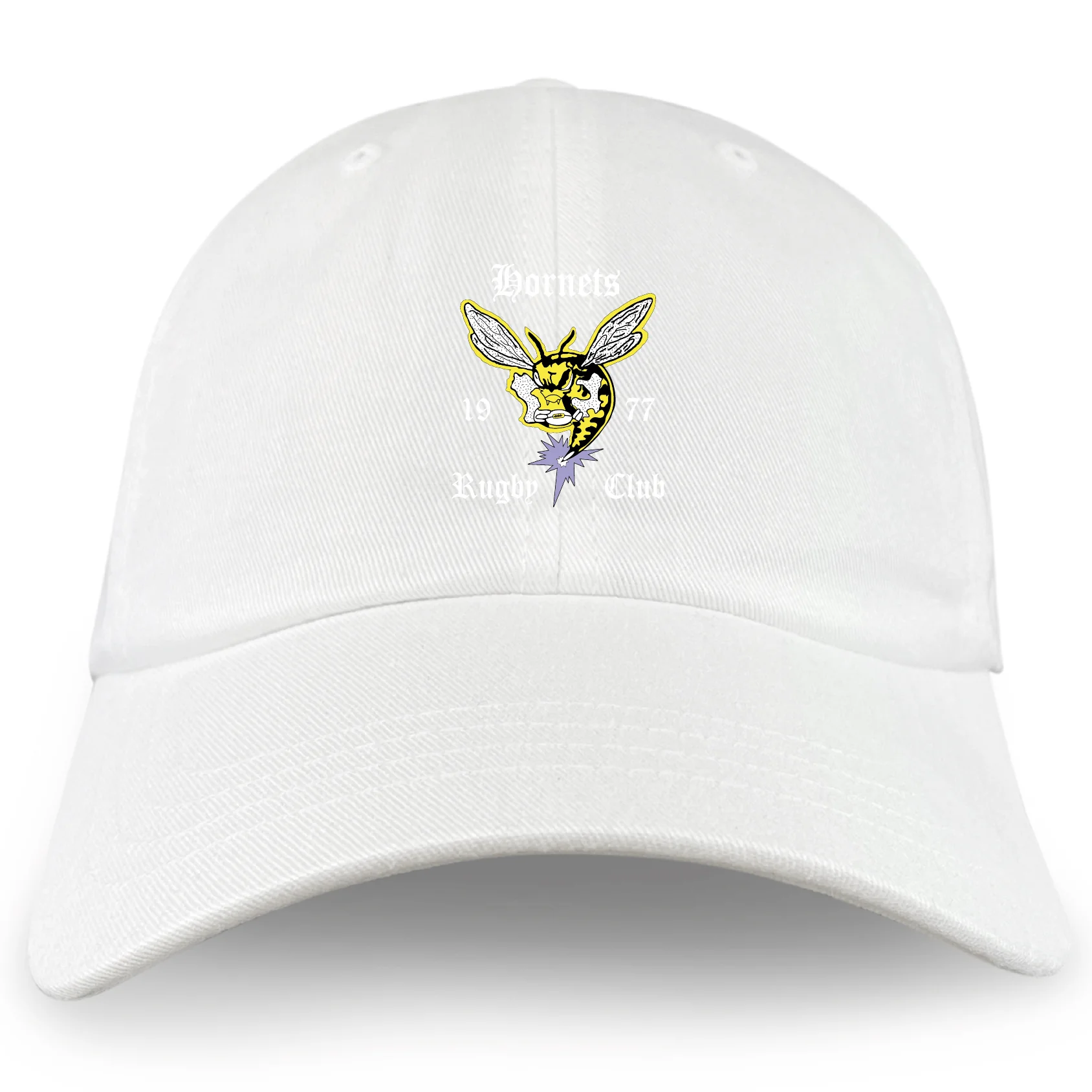 Hornets Rugby Club Adult Low-Profile Cotton Twill Dad Cap - Image 3