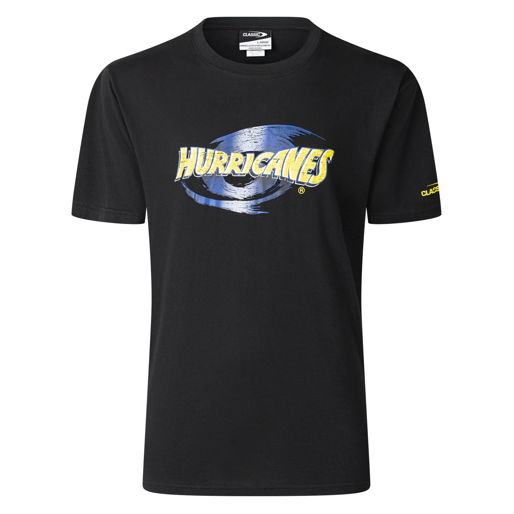 Hurricanes Super Rugby 25/26 Supporters Retro Cotton Tee by Classic Sportswear