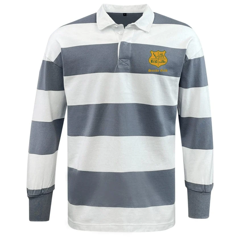 Illinois State University Classic Long Sleeve Hooped Rugby Jersey