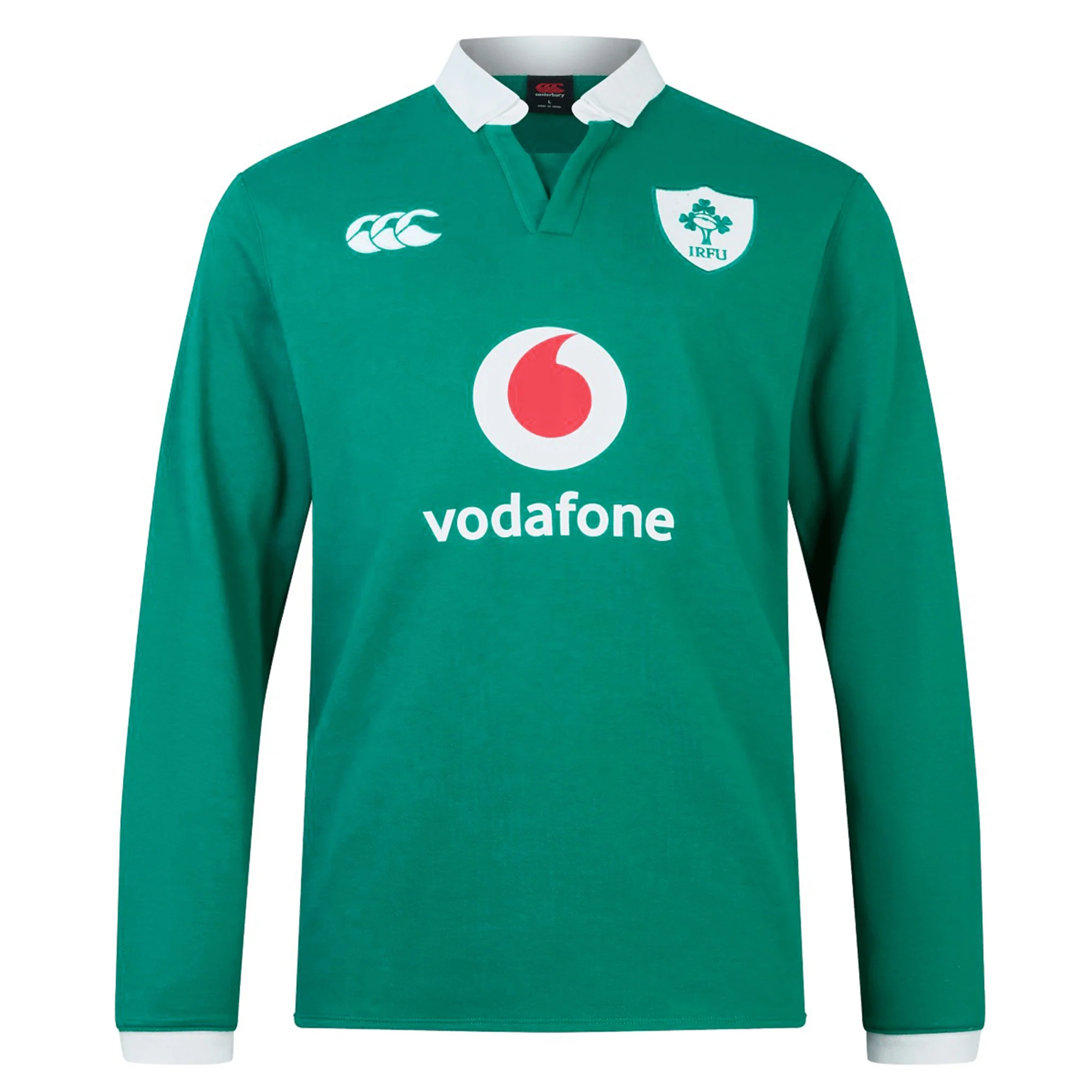 Ireland 25/26 Long Sleeve Classic Home Jersey by Canterbury