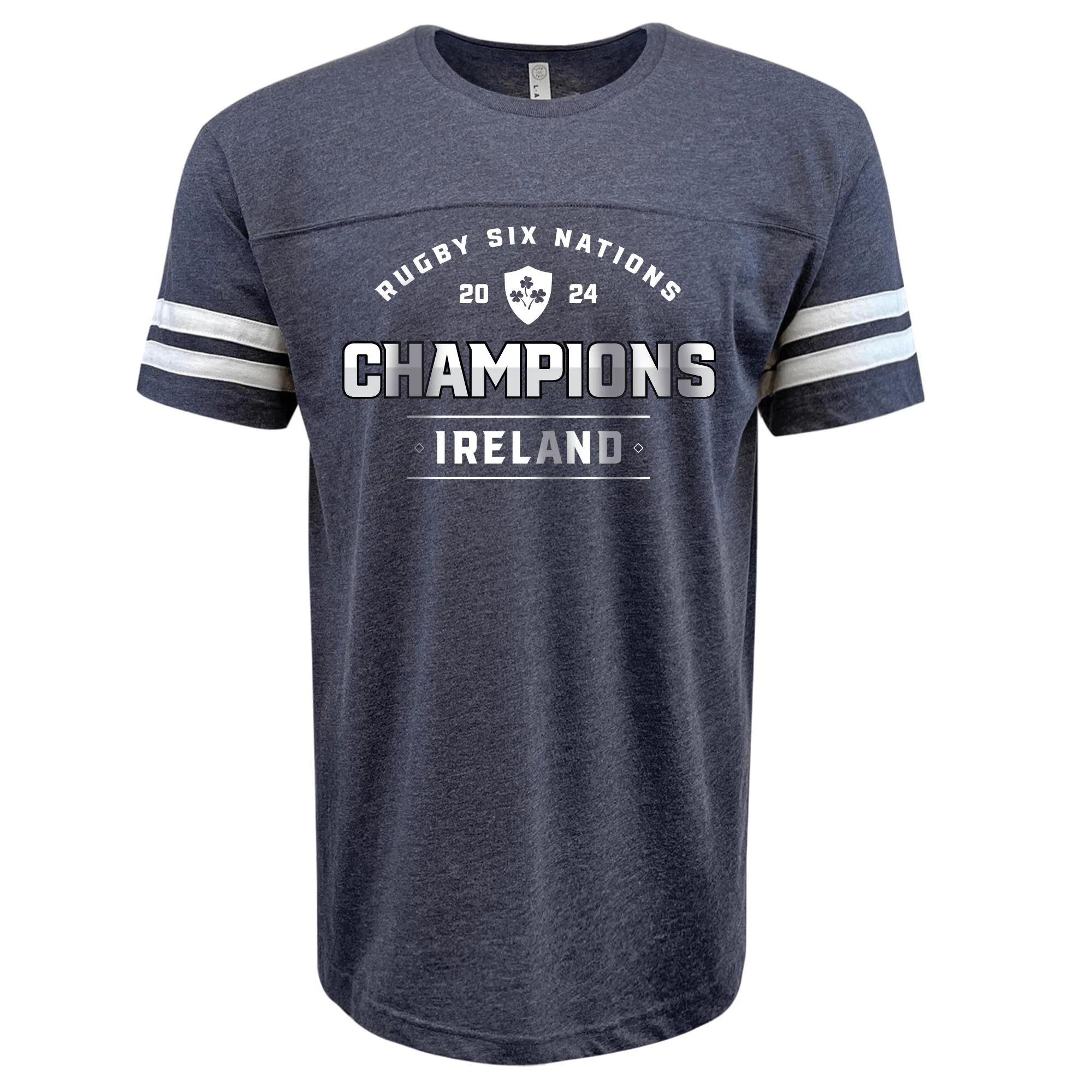 Ireland 6 Nations 2024 Champions Football Tee - Image 2