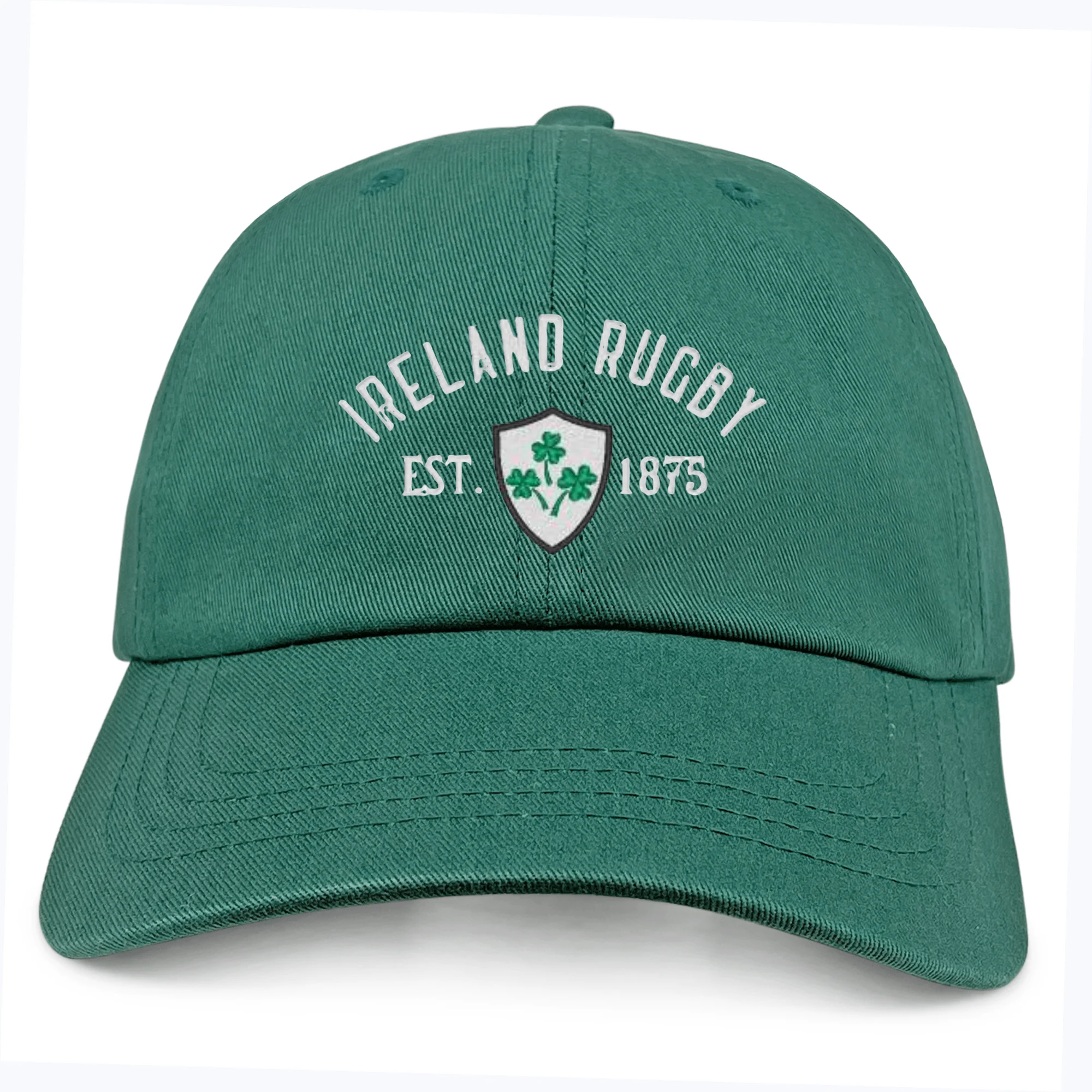 Ireland Rugby 1875 White Logo Dad Cap