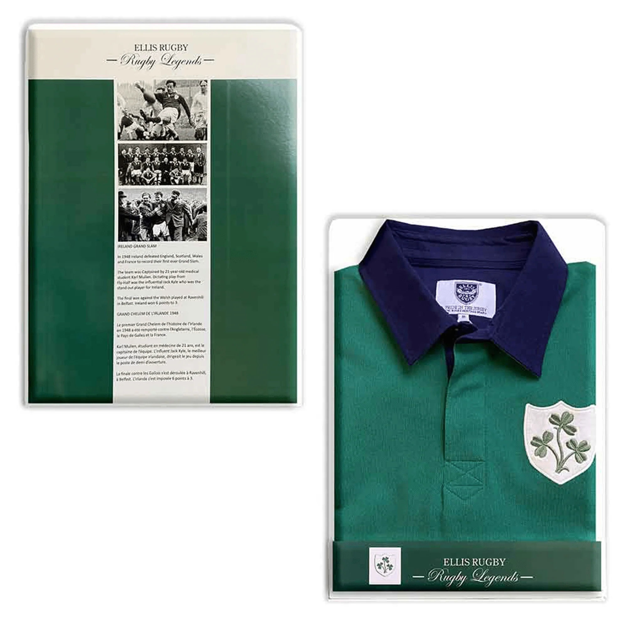 Ellis Rugby Ireland Rugby 1948 Polo - Image 6