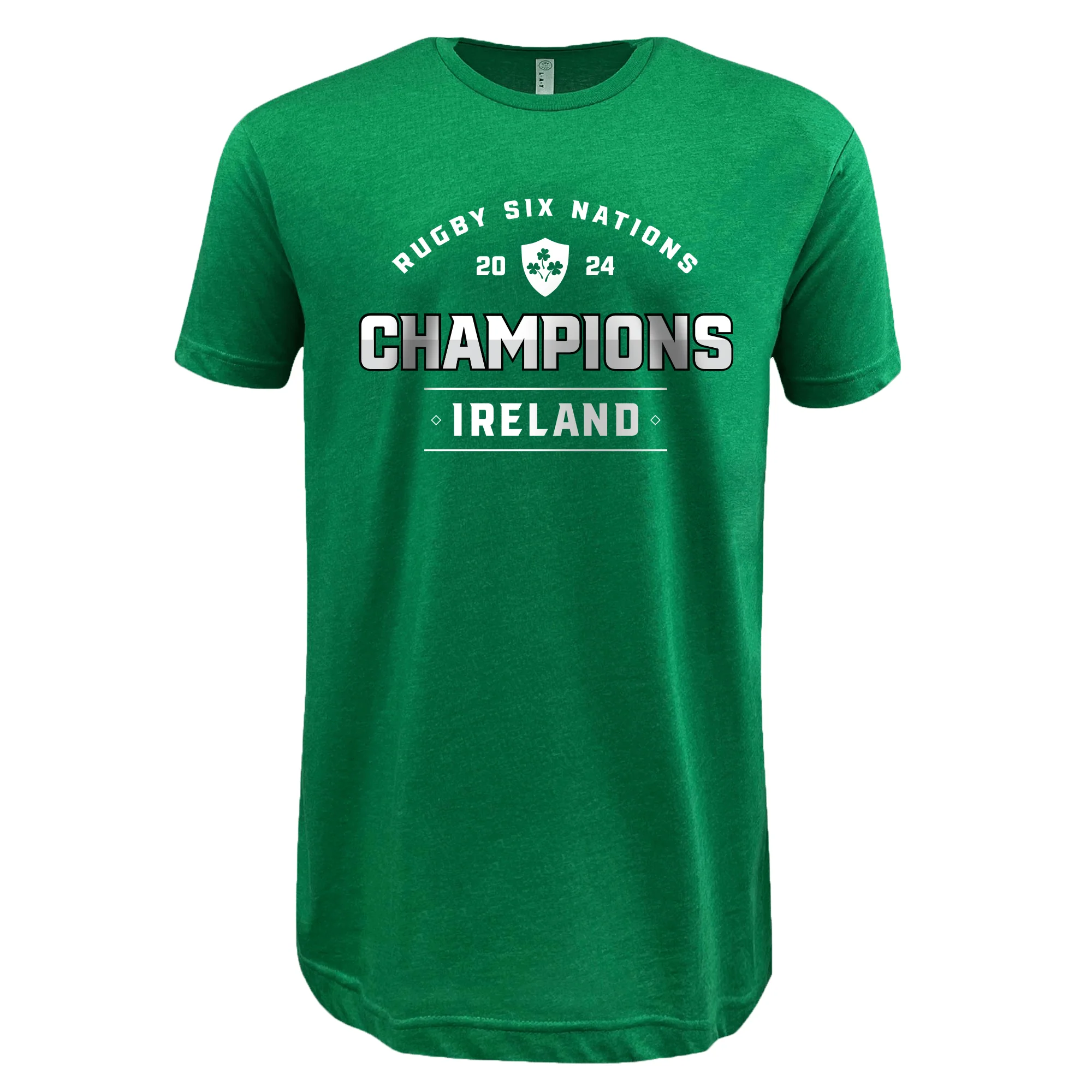 Ireland Rugby 6 Nations 2024 Champions Supersoft Tee - Image 2