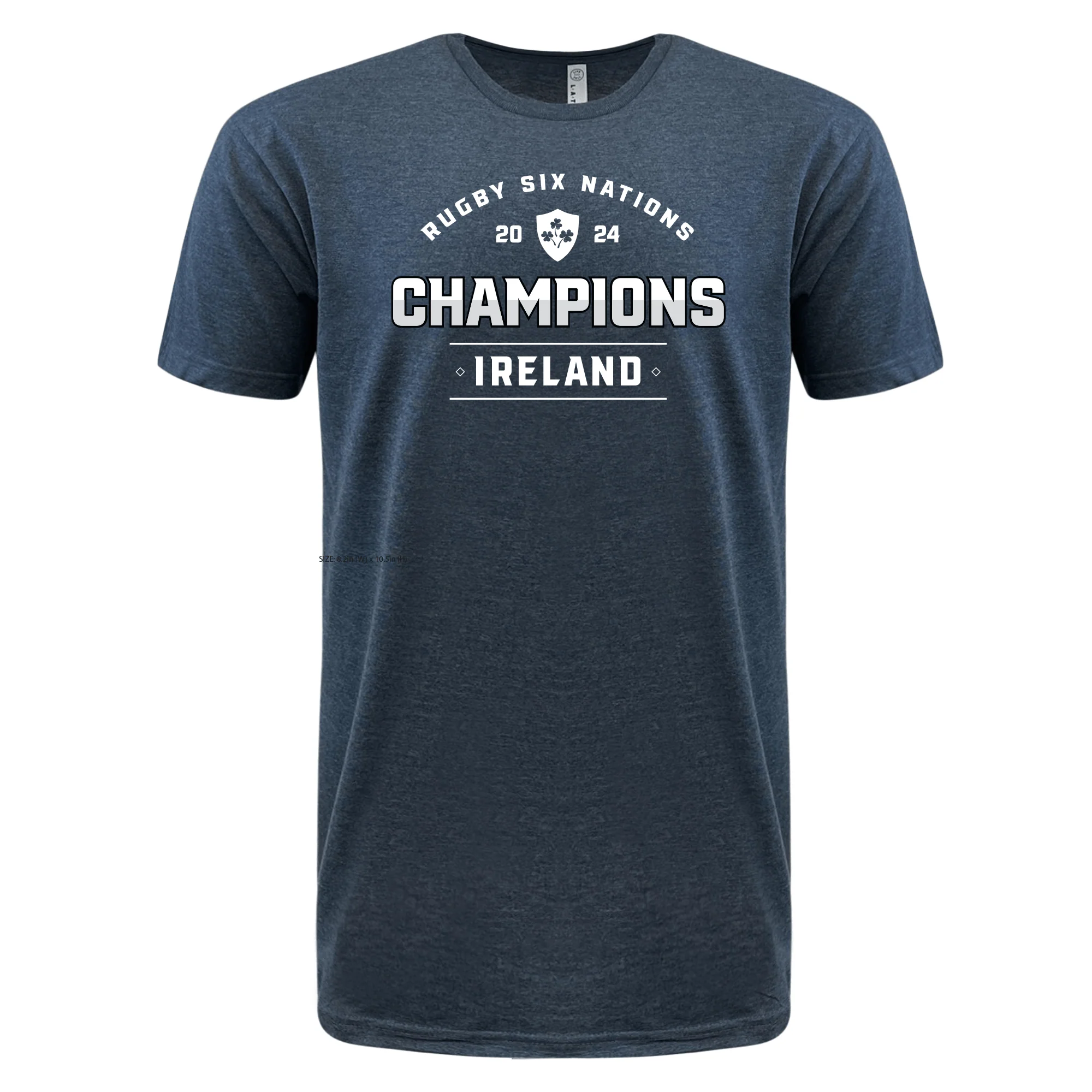 Ireland Rugby 6 Nations 2024 Champions Supersoft Tee - Image 3