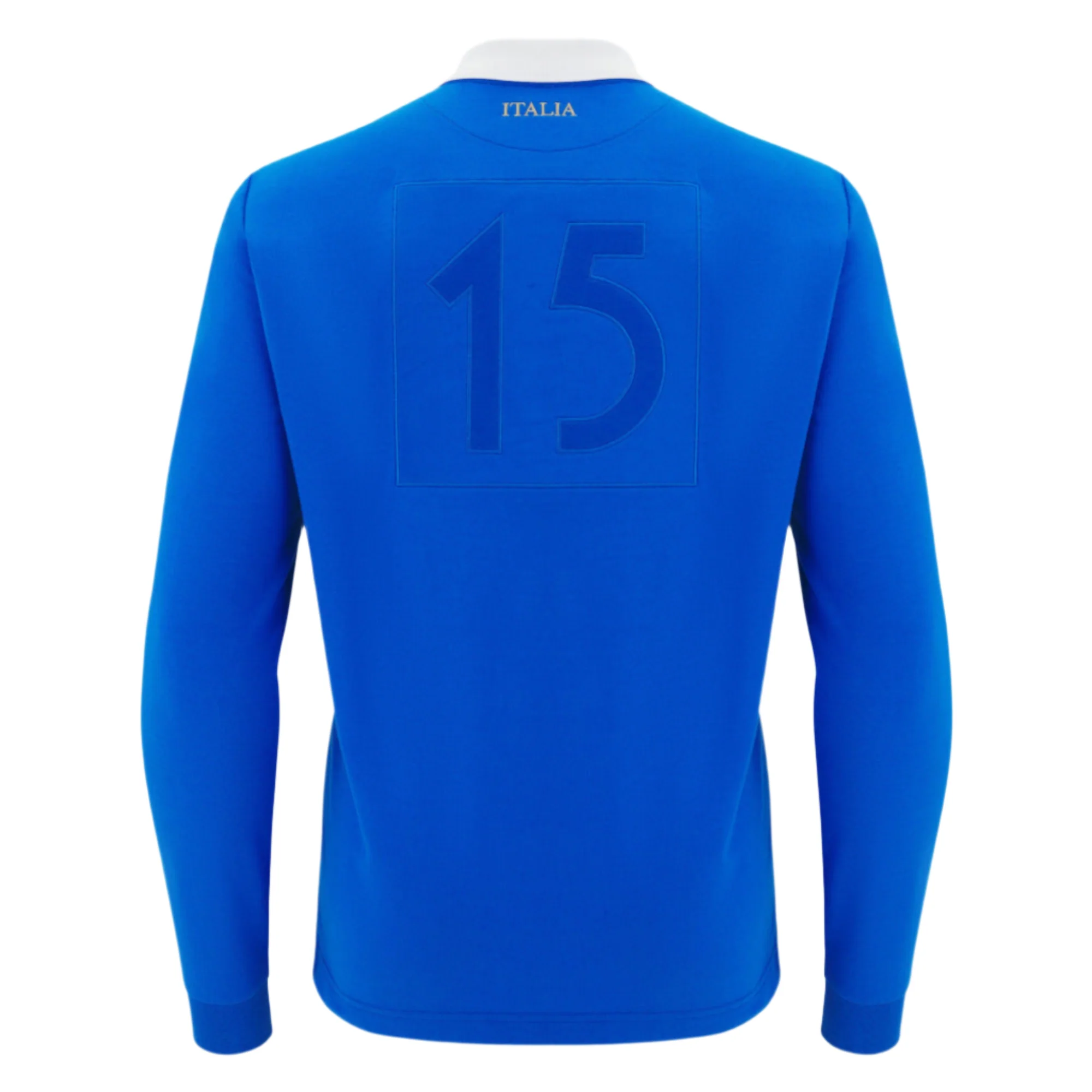 Italy 25/26 Vintage Long Sleeve Supporters Jersey by Macron - Image 2