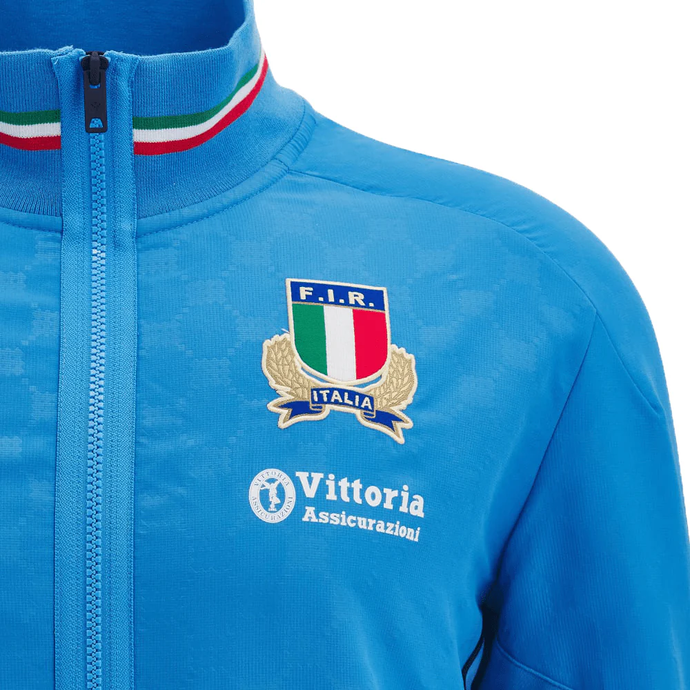 Italy Rugby Travel Jacket 24/25 by Macron - Image 4