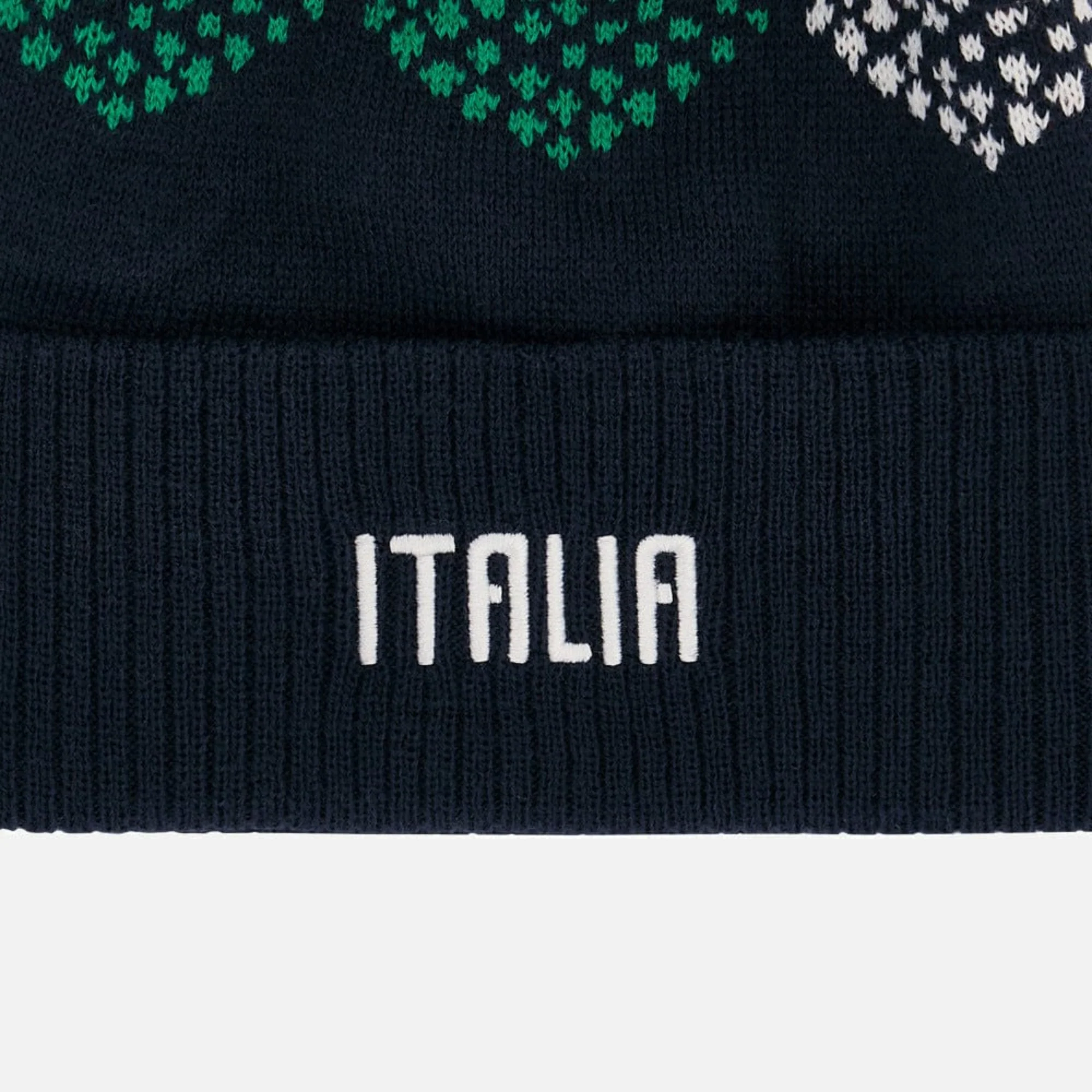 Italy FIR Knit Pom Pom Beanie 22/23 by Macron - Image 3