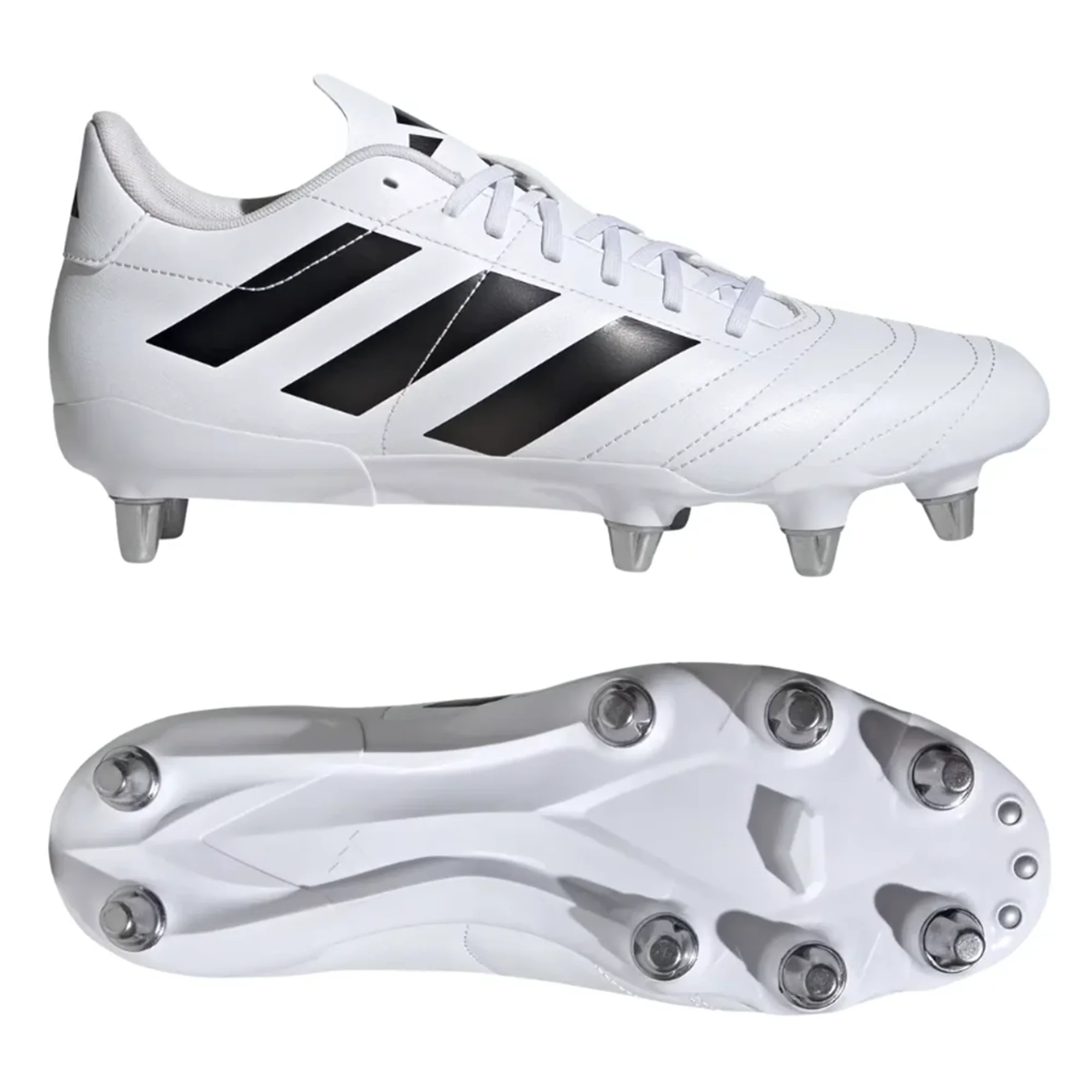 adidas Kakari SG - White/Core Black/Silver Metallic - Image 2