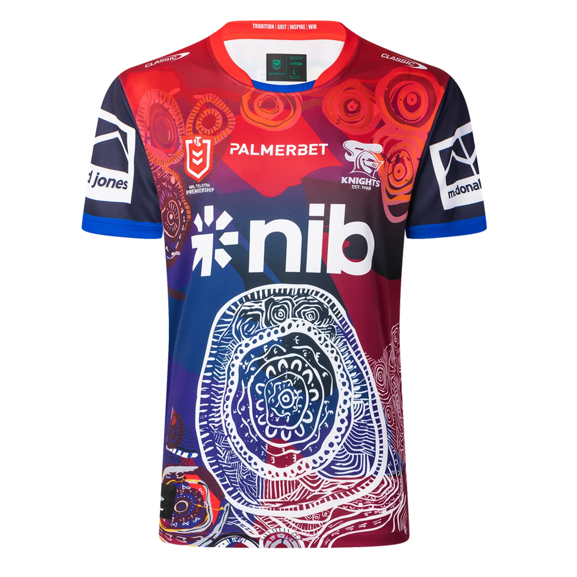 Knights Indigenous NRL 25/26 Replica Jersey by Classic Sportswear