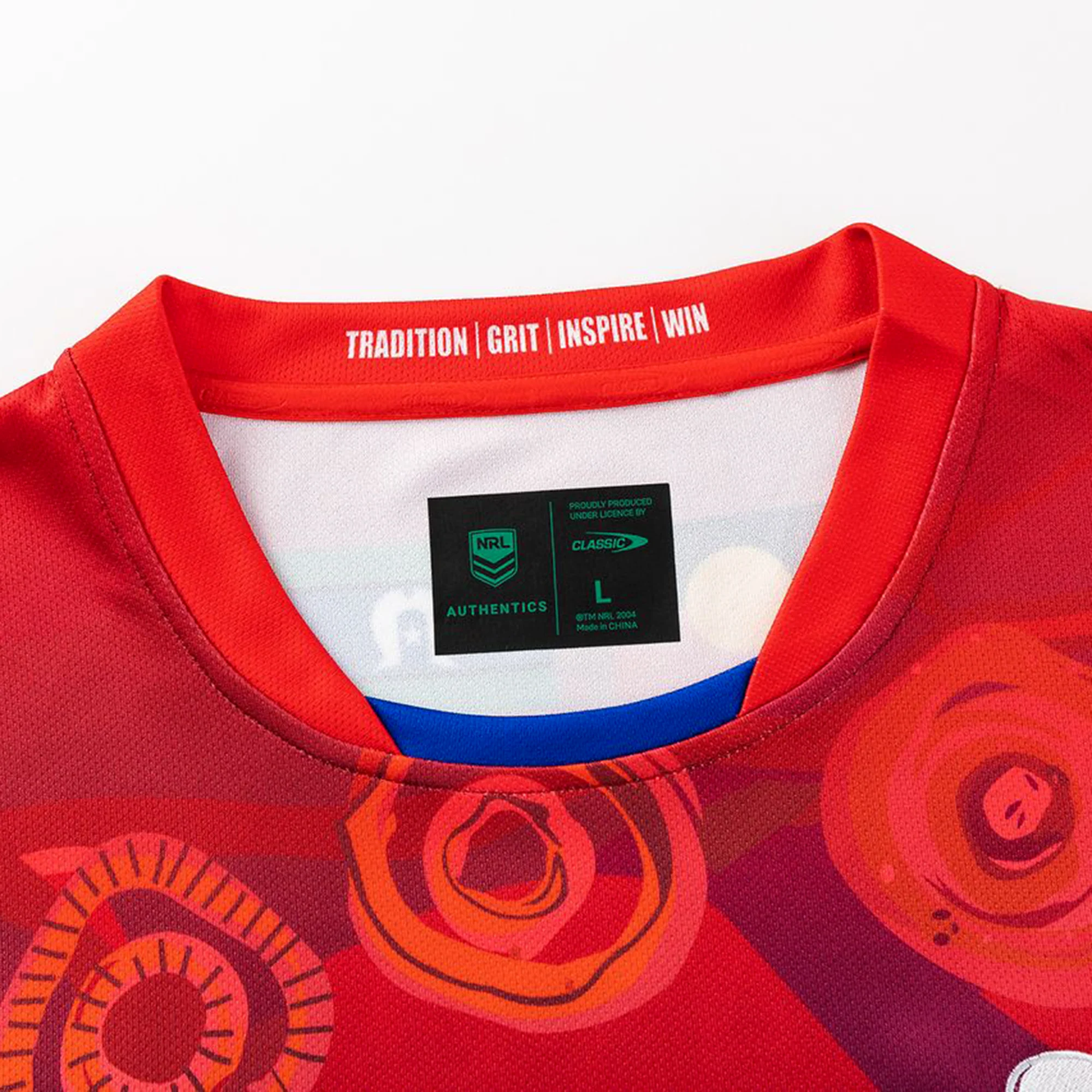 Knights Indigenous NRL 25/26 Replica Jersey by Classic Sportswear - Image 3